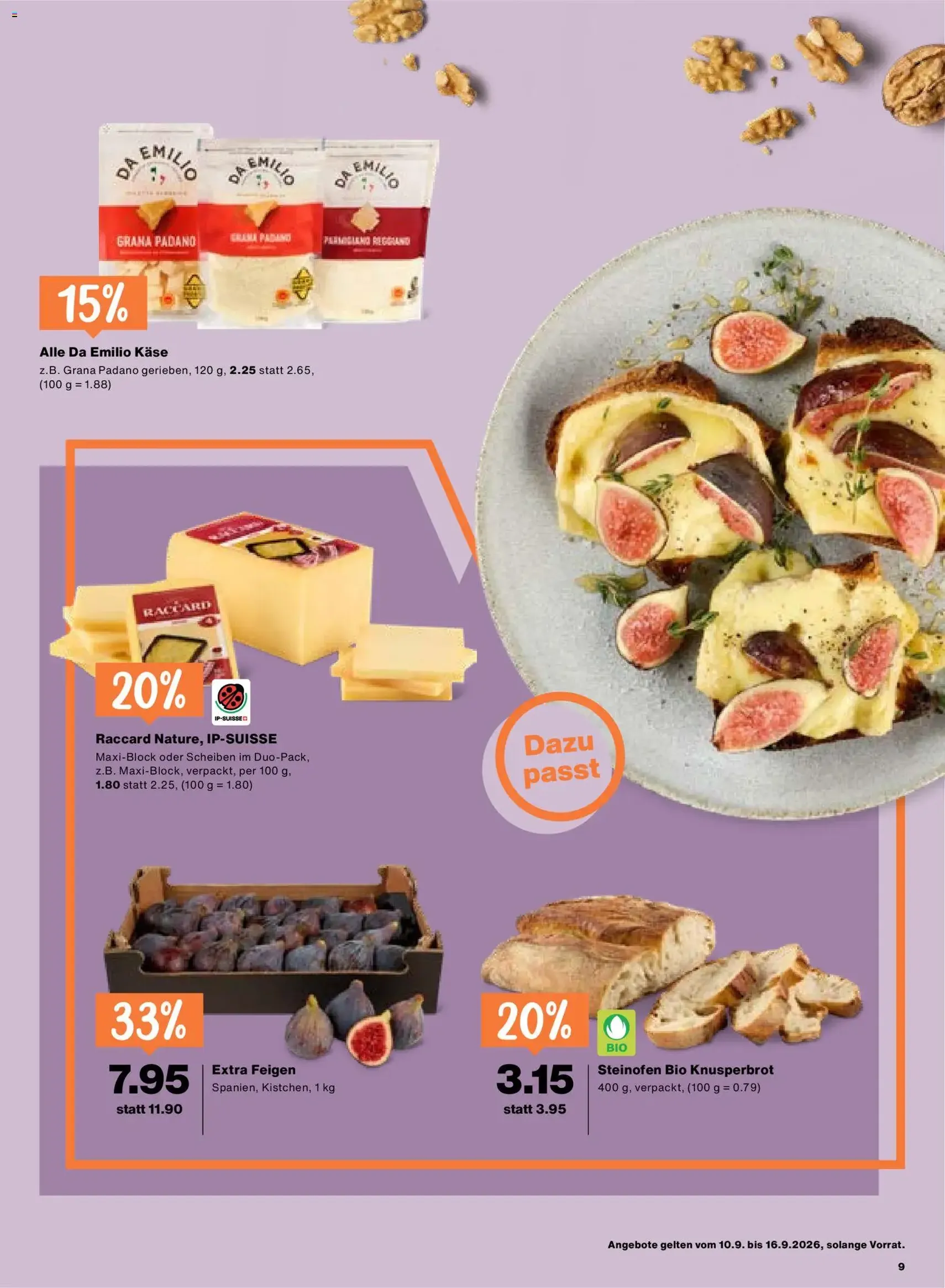 Migros aktionen - Gültiger Prospekt ab 10.09.2026, Seite 9 von insgesamt 24