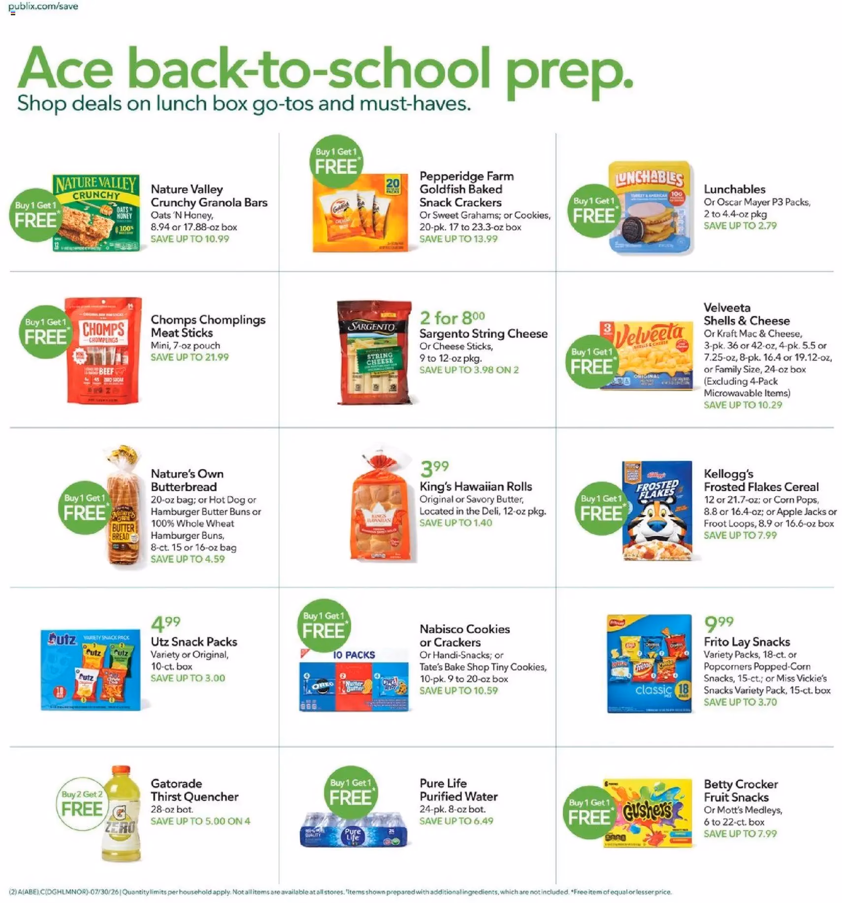 Publix Weekly Ad - valid flyer from 07/29/2026, page 2 of 20