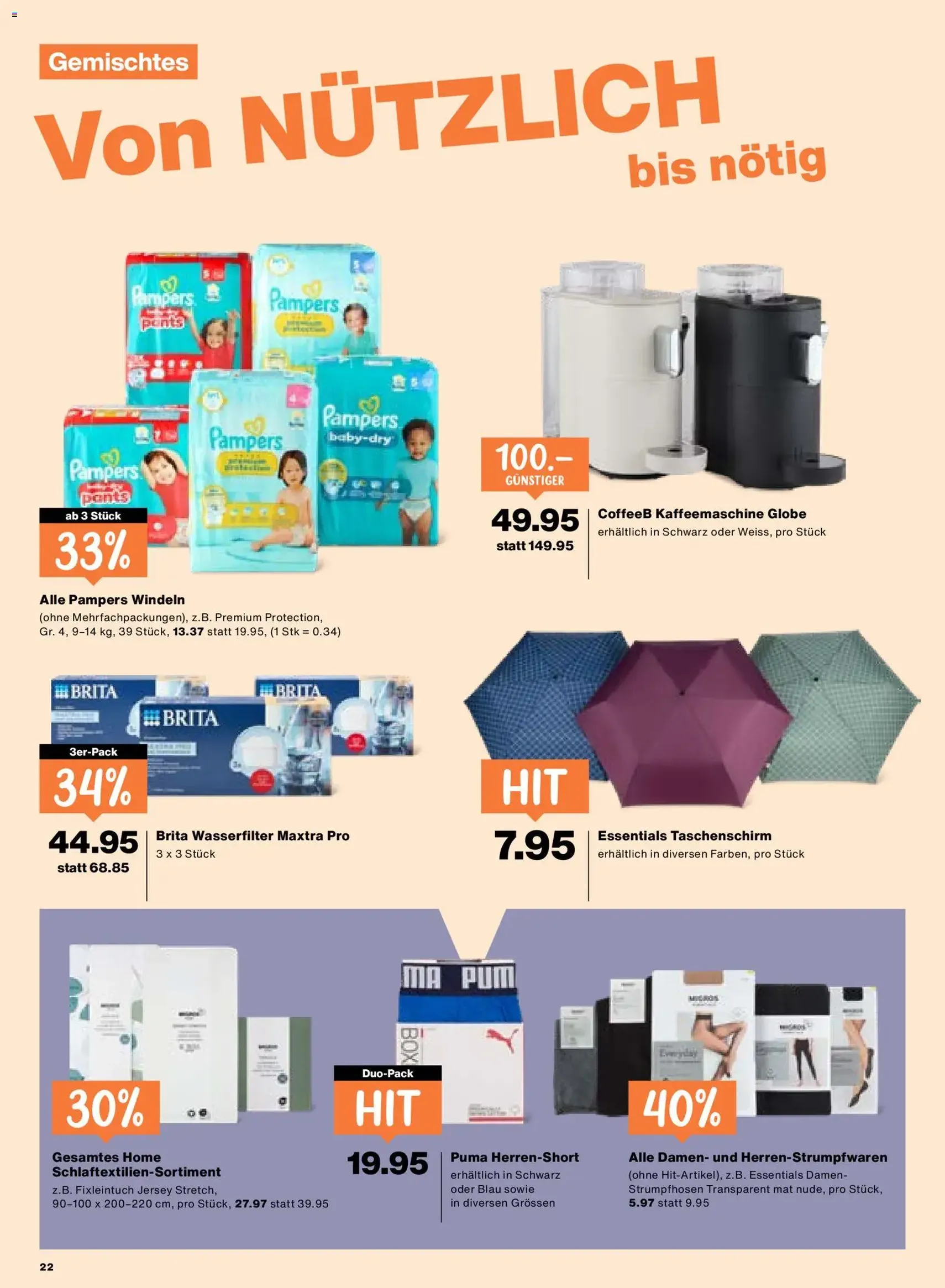 Migros aktionen - Gültiger Prospekt ab 24.09.2026, Seite 22 von insgesamt 24