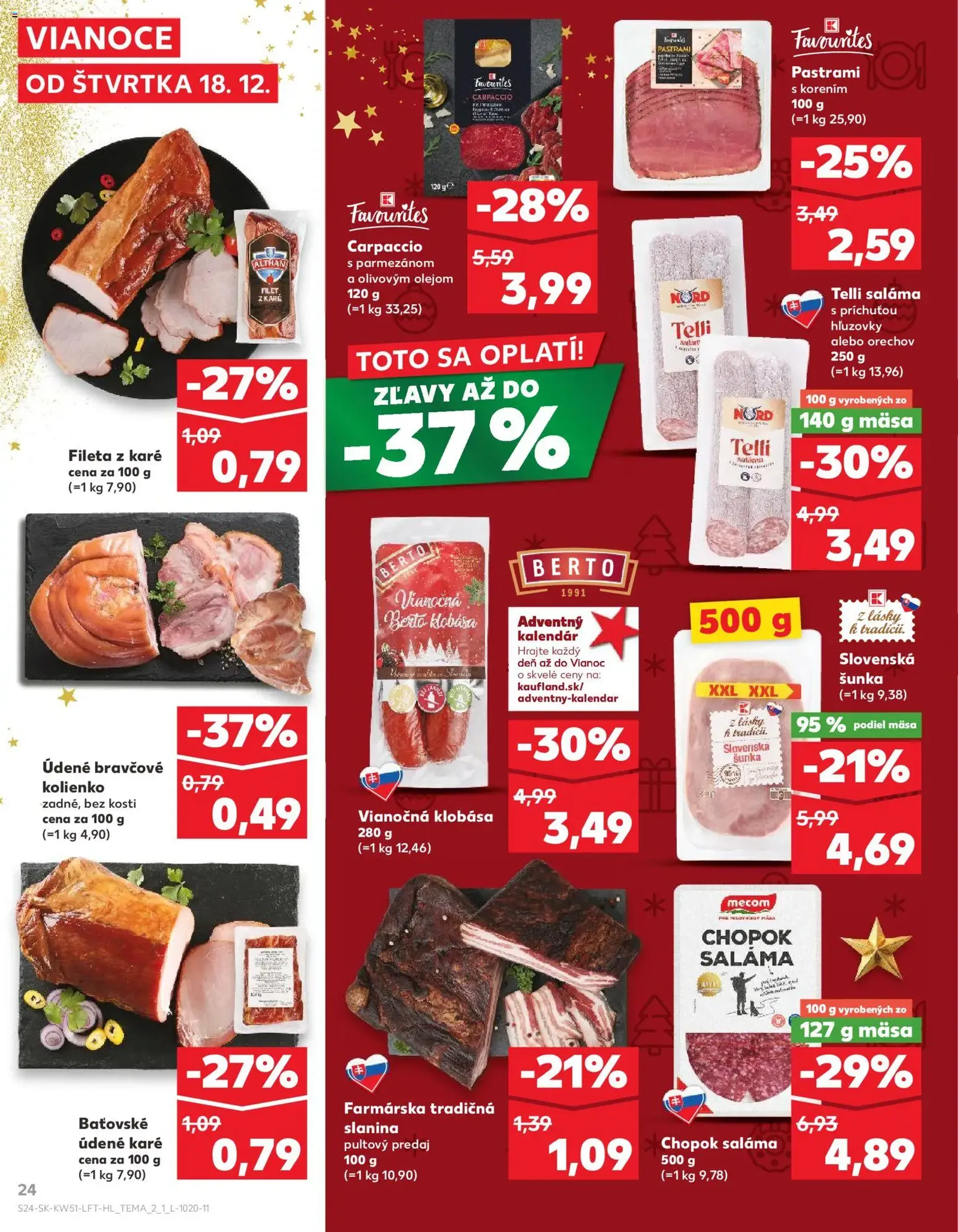 Kaufland SK Akciós újság - 2025.12.18. érvényes szórólap 24 oldal 78 oldalból