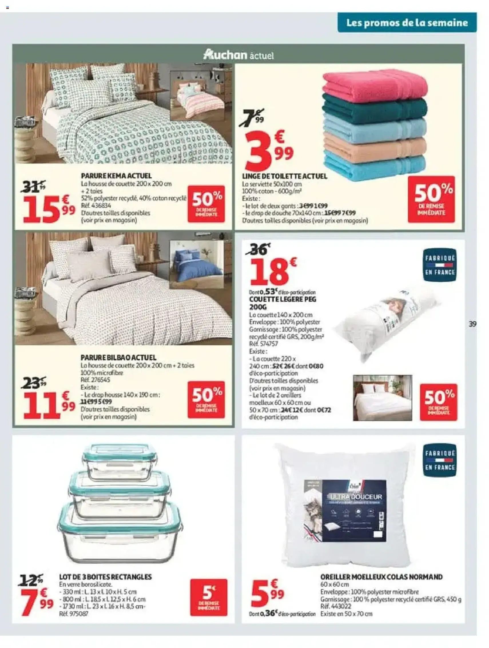Auchan Promos XXL, rentrée - brochure valable à partir du 21/07/2026, page 39 sur 49