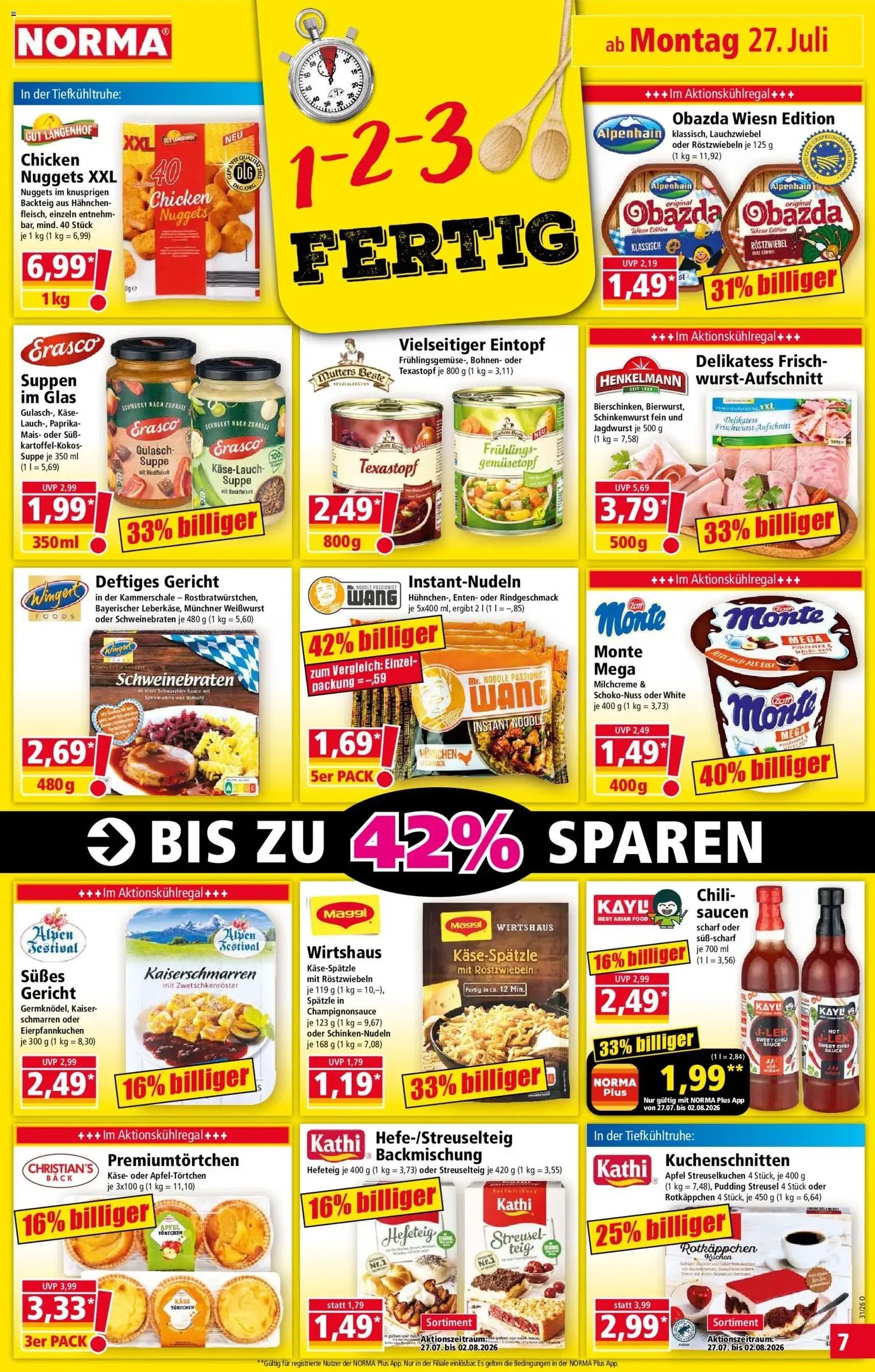 Norma Prospekt - Gültiger Prospekt ab 27.07.2026, Seite 6 von insgesamt 19
