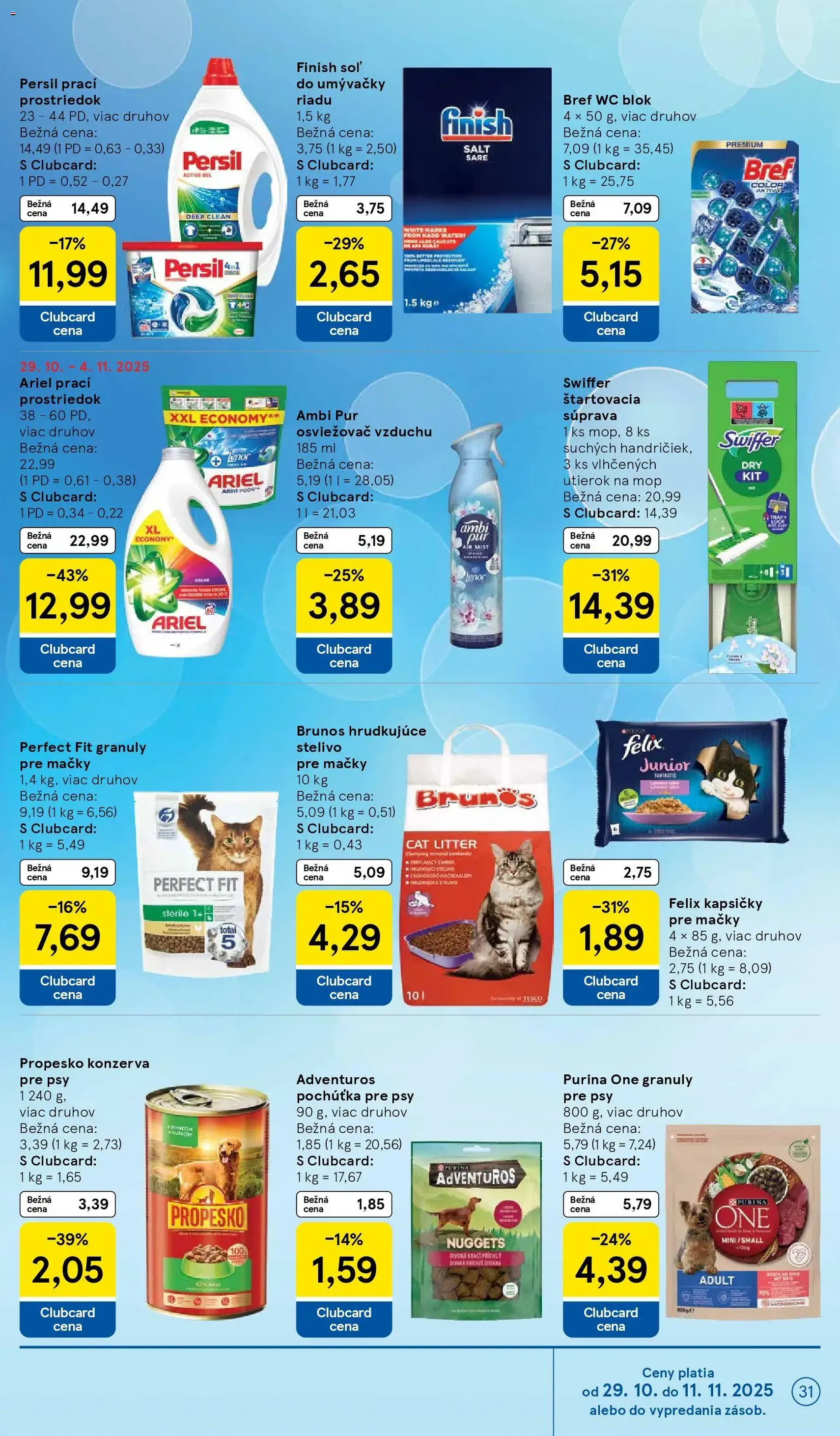 Tesco Hypermarket - leták - platný leták od 29.10.2025 strana 31 z 39 Tesco Hypermarket - leták - platný leták od 29.10.2025 strana 31 z 39