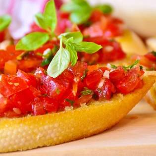 Recipe preview Simple Italian Fresh Bruschetta