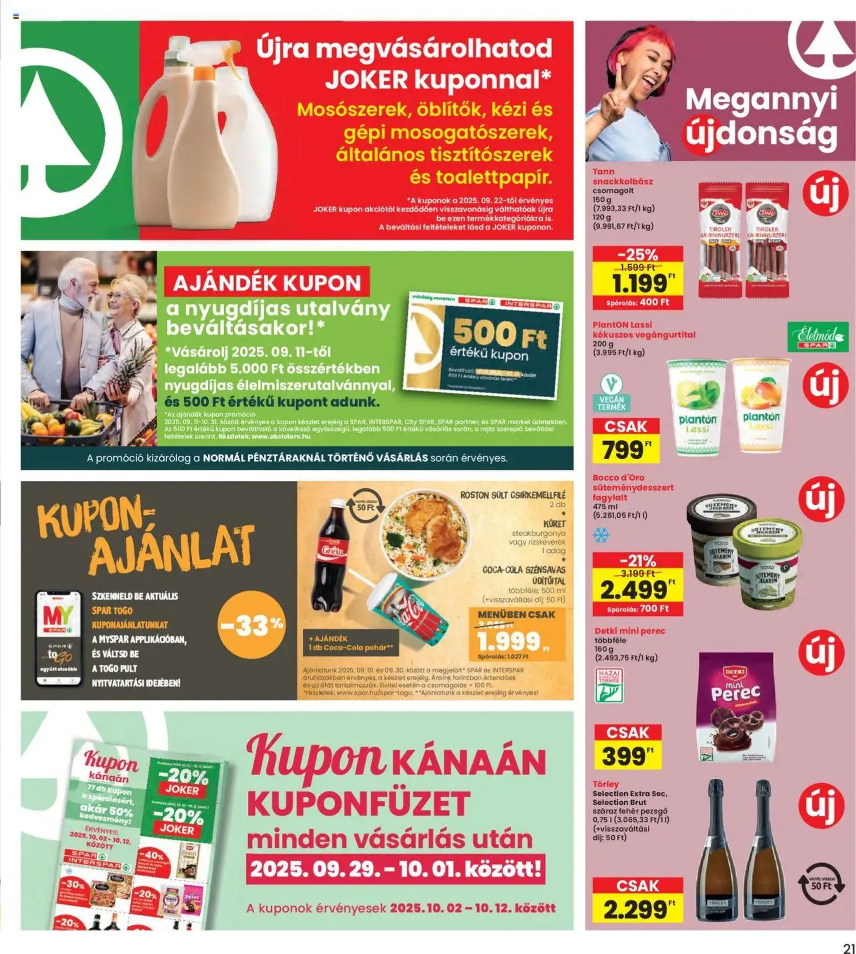 Interspar Akciós újság - 2025.09.25. érvényes szórólap 21 oldal 24 oldalból