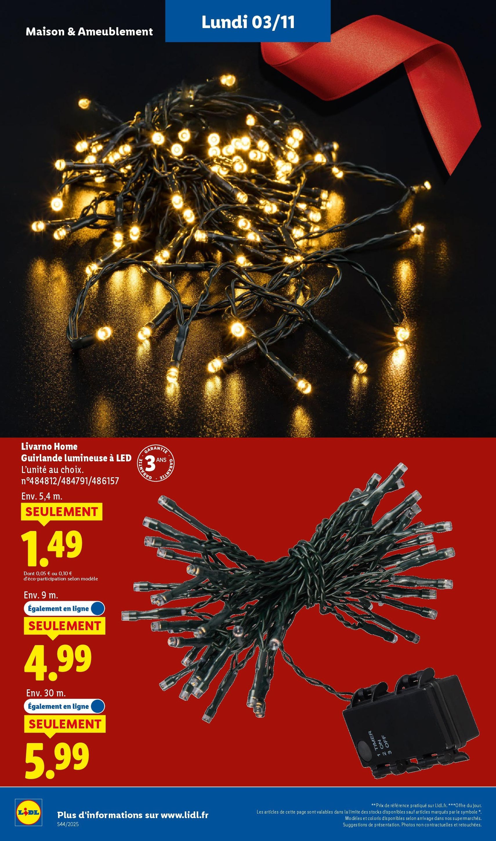 LIDL catalogue semaine 44 - brochure valable à partir du 30/10/2025, page 61 sur 82