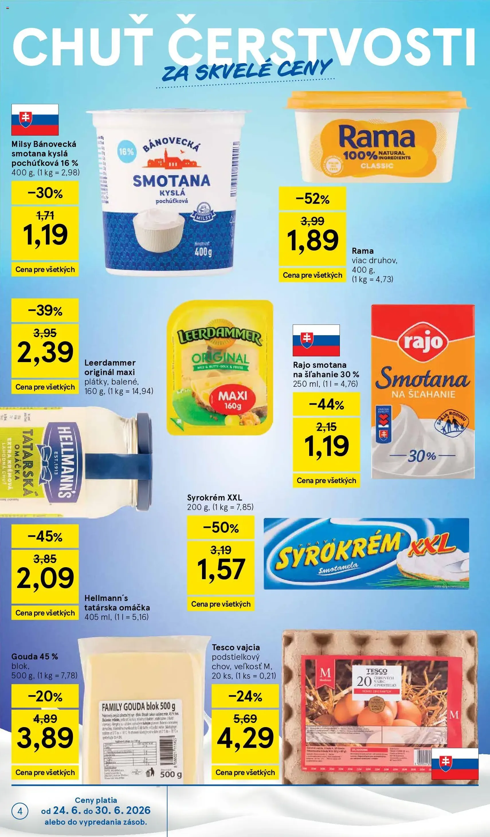 Tesco Hypermarket - leták - platný leták od 24.06.2026 strana 4 z 51