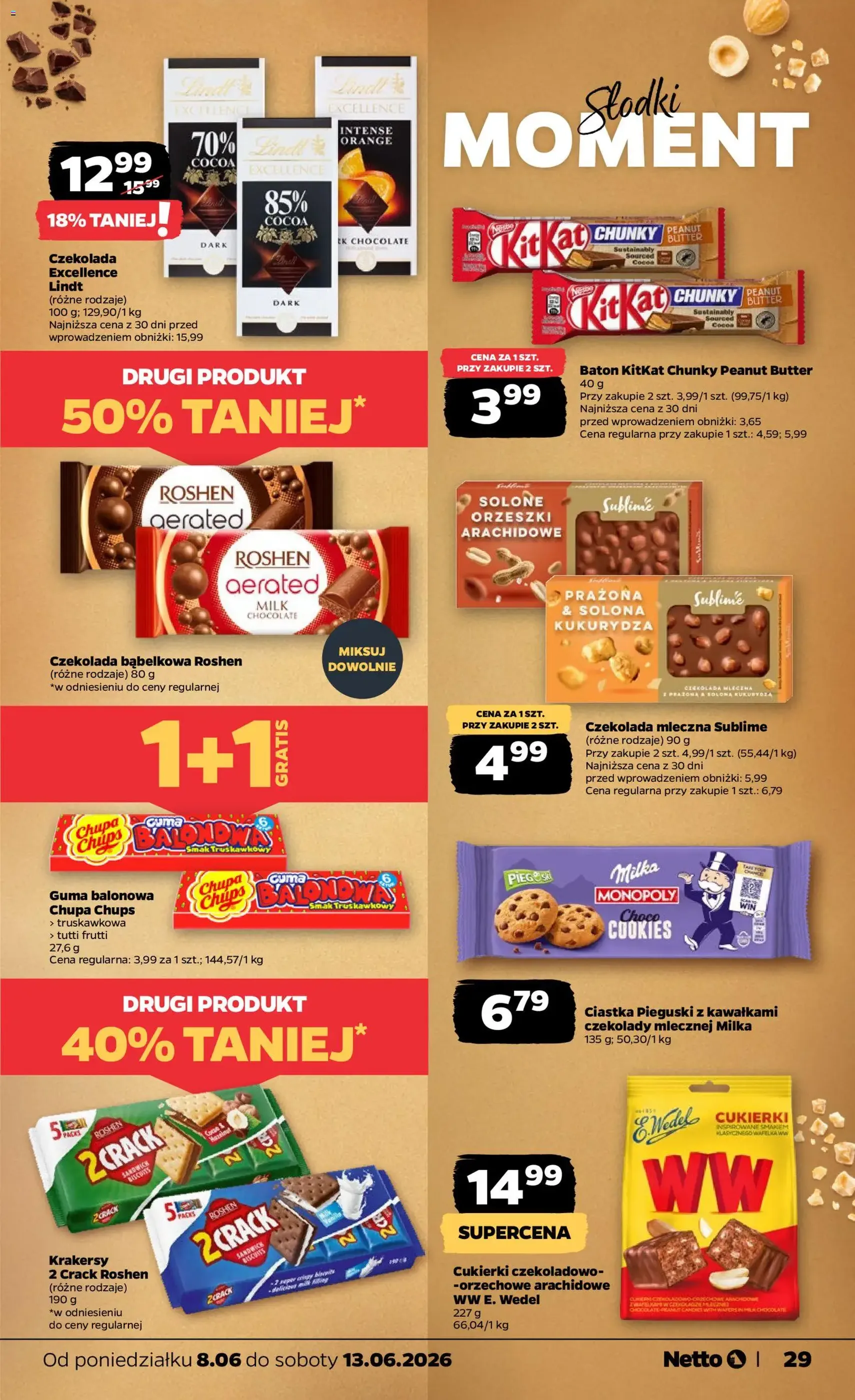 Netto gazetka od poniedziałku spożywcza - ważny gazetka od 08.06.2026 strona 29 z 41