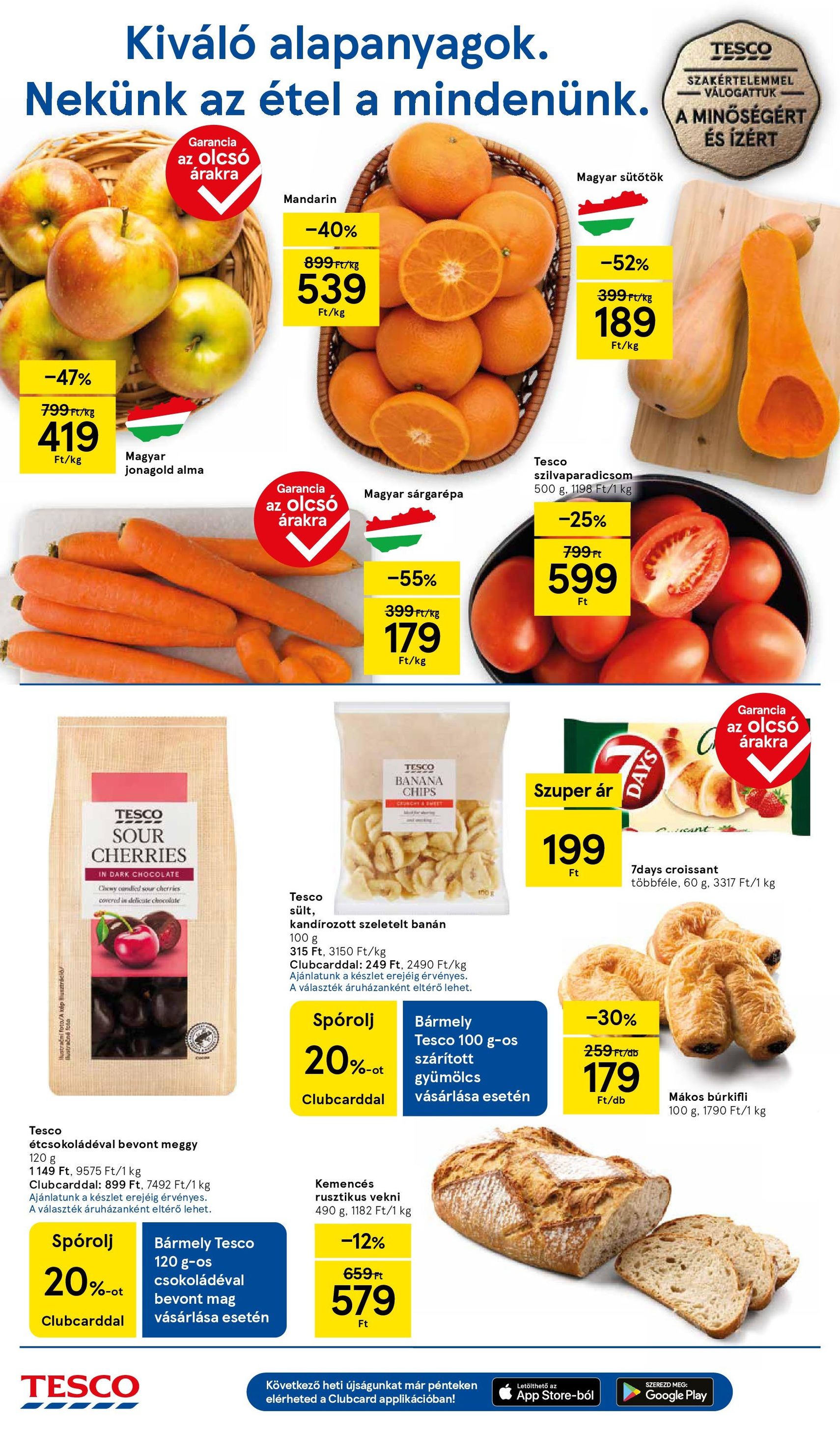 Tesco Hipermarket - Akciós újság - 2025.10.30. érvényes szórólap 2 oldal 32 oldalból