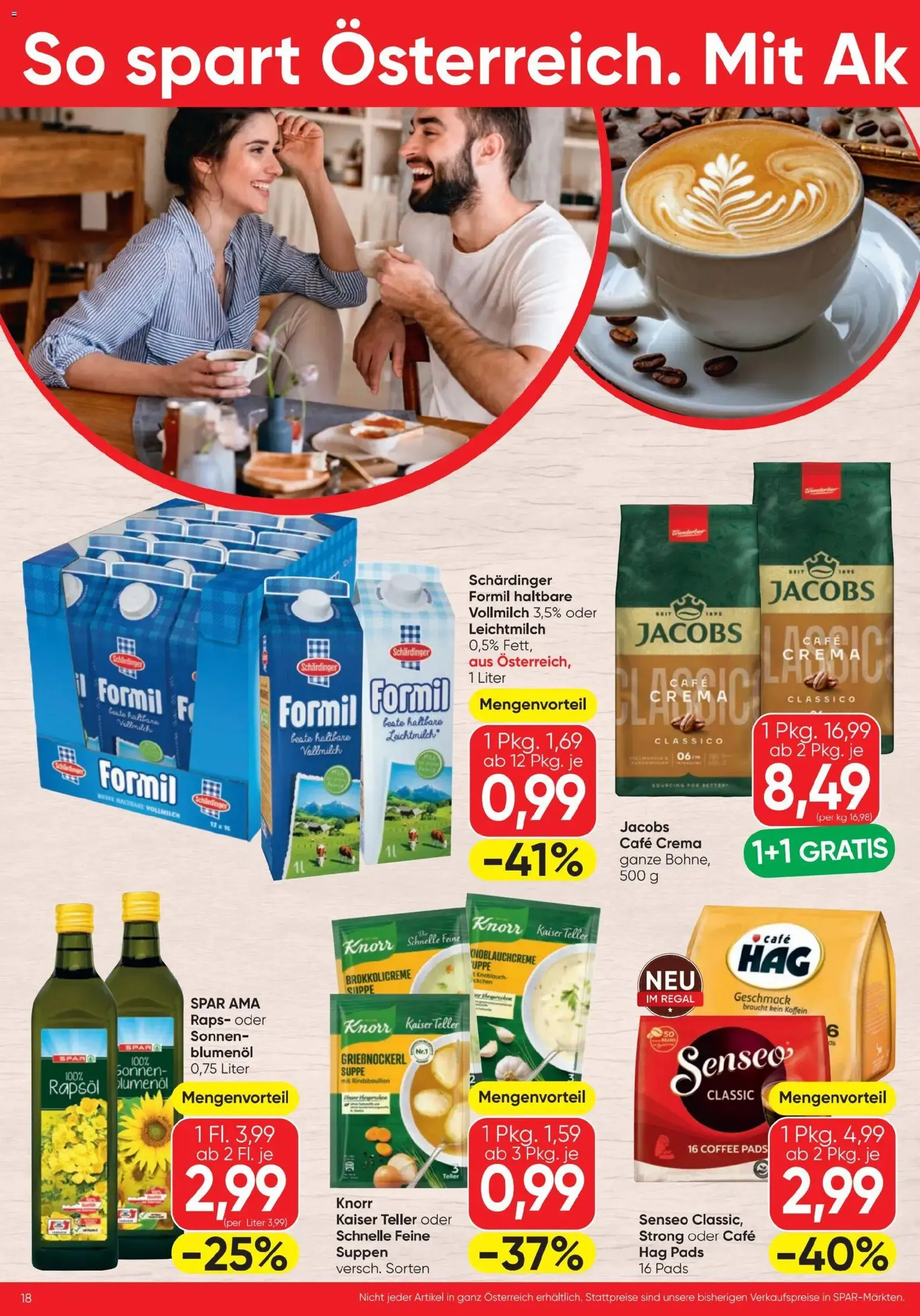 Spar - Flugblatt - Gültiger Prospekt ab 23.04.2026, Seite 18 von insgesamt 24