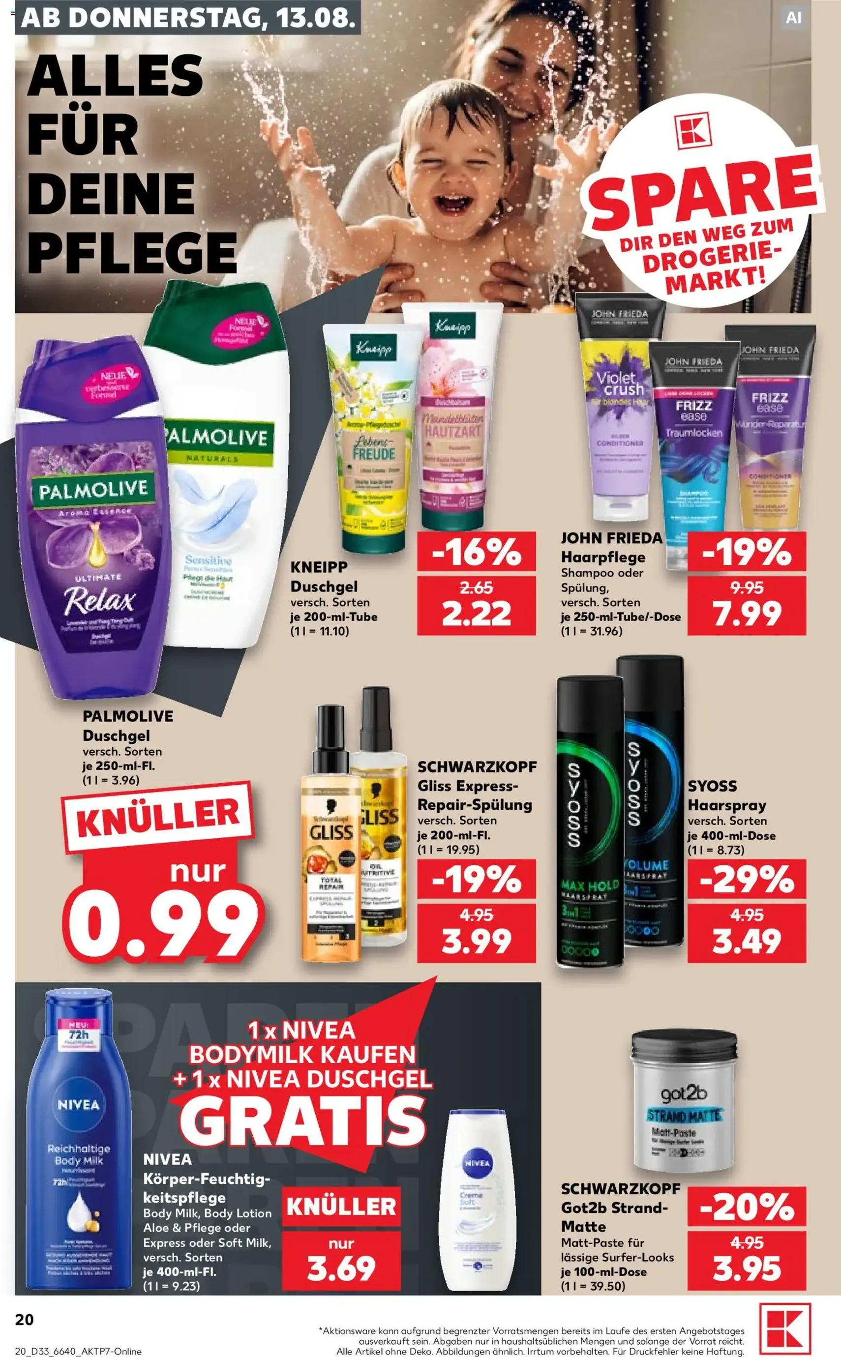 Kaufland Prospekt - Gültiger Prospekt ab 13.08.2026, Seite 20 von insgesamt 54