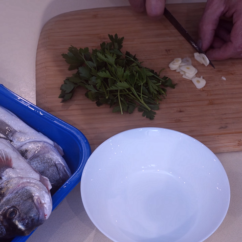 Orata al sale al forno - procedimento 1