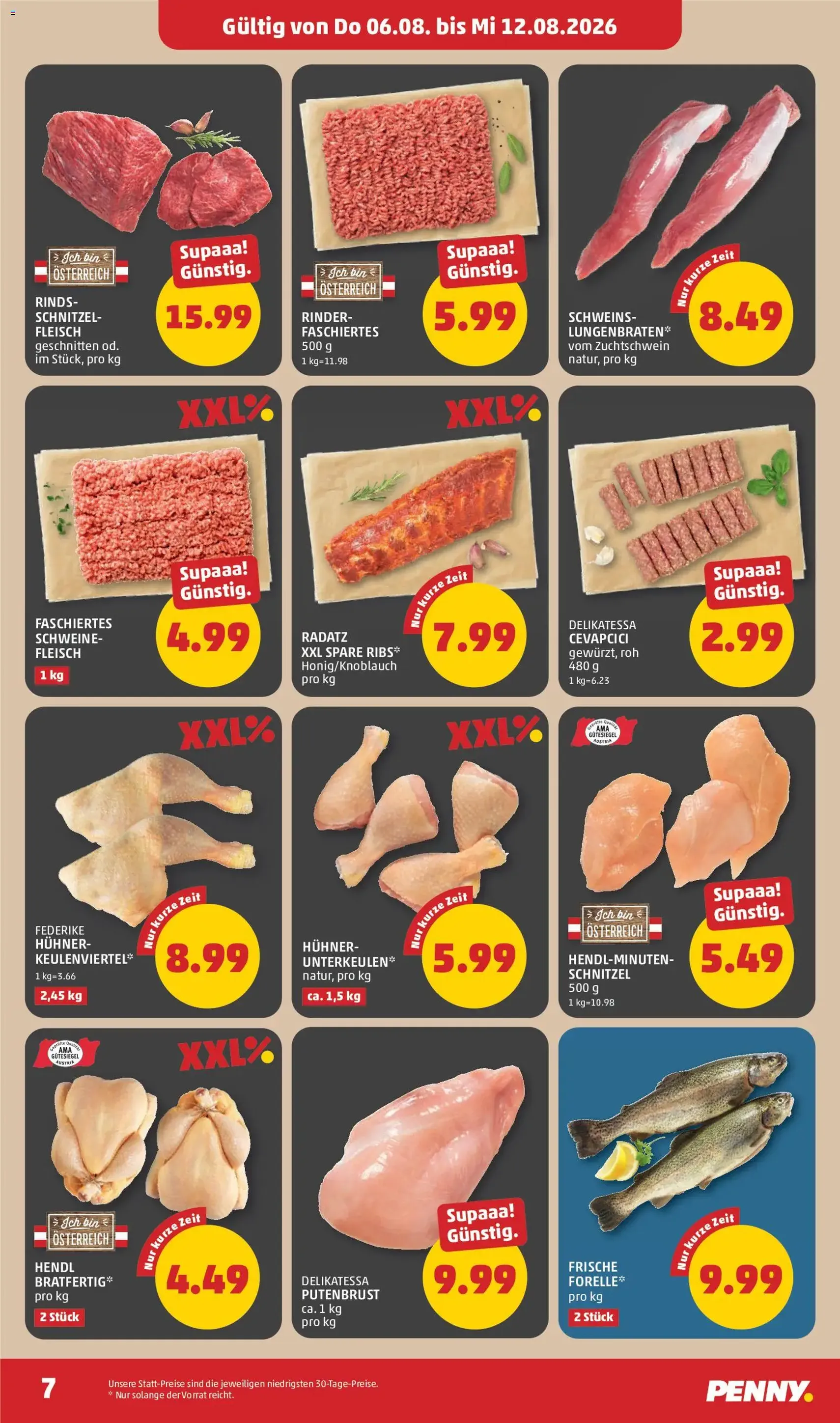 Penny Markt - Flugblatt - Gültiger Prospekt ab 06.08.2026, Seite 7 von insgesamt 28