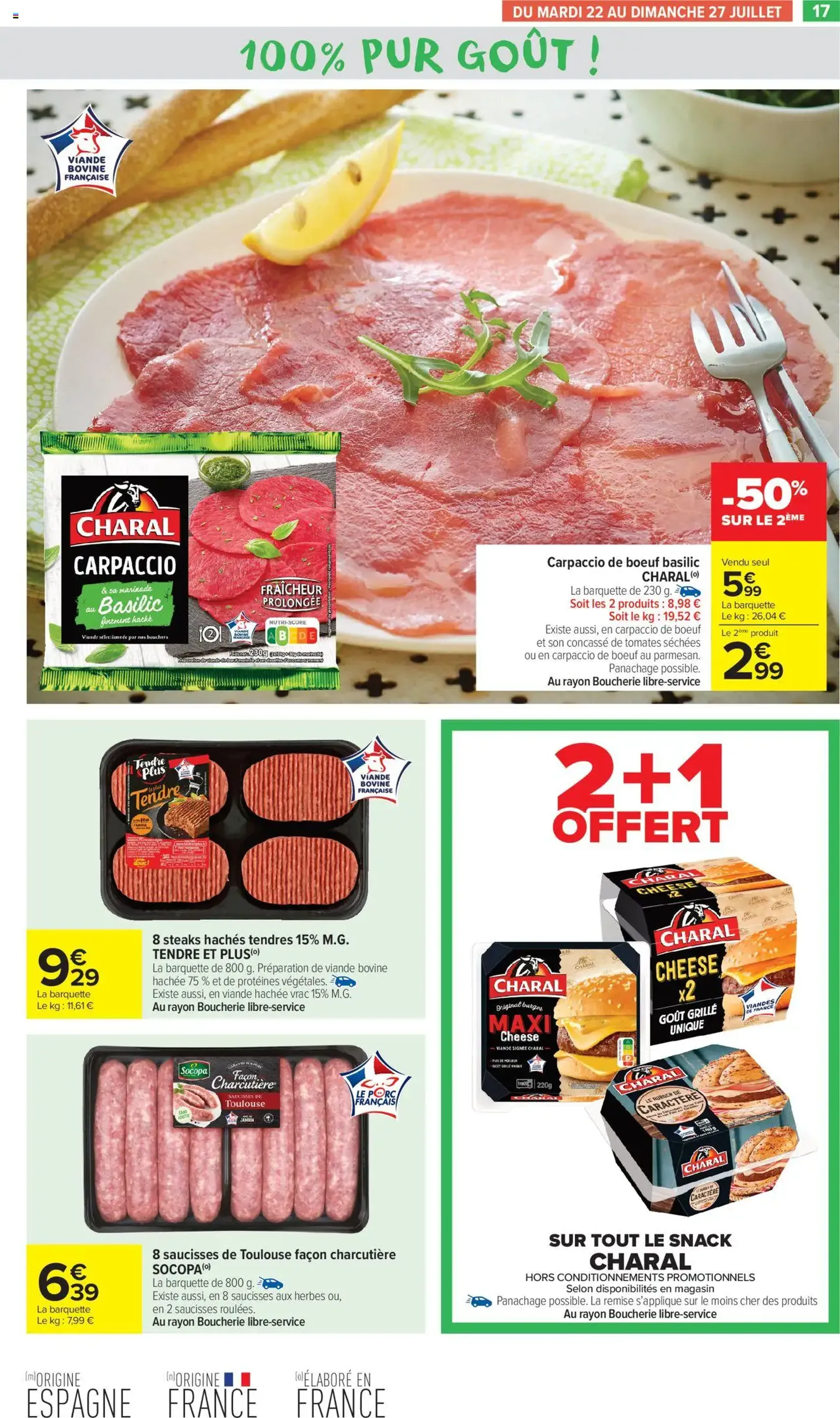 Carrefour Market catalogue semaine 30 - brochure valable à partir du 22/07/2025, page 21 sur 48