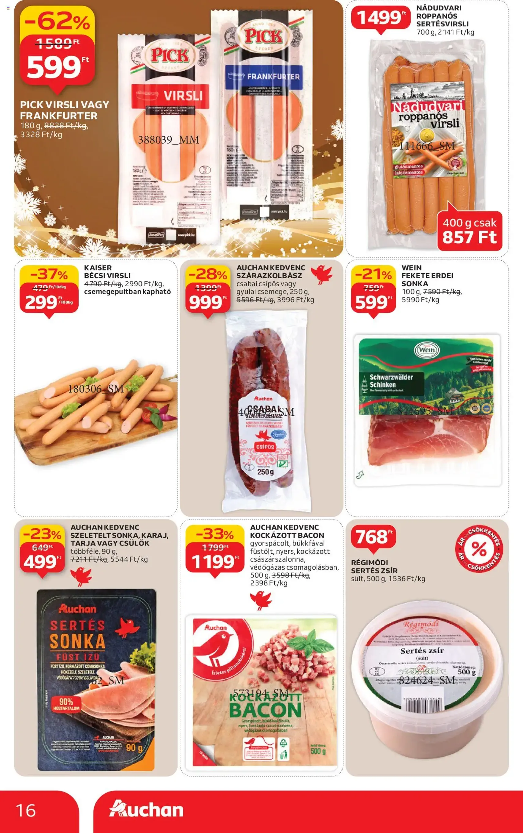 Auchan Akciós újság - 2025.12.18. érvényes szórólap 16 oldal 60 oldalból