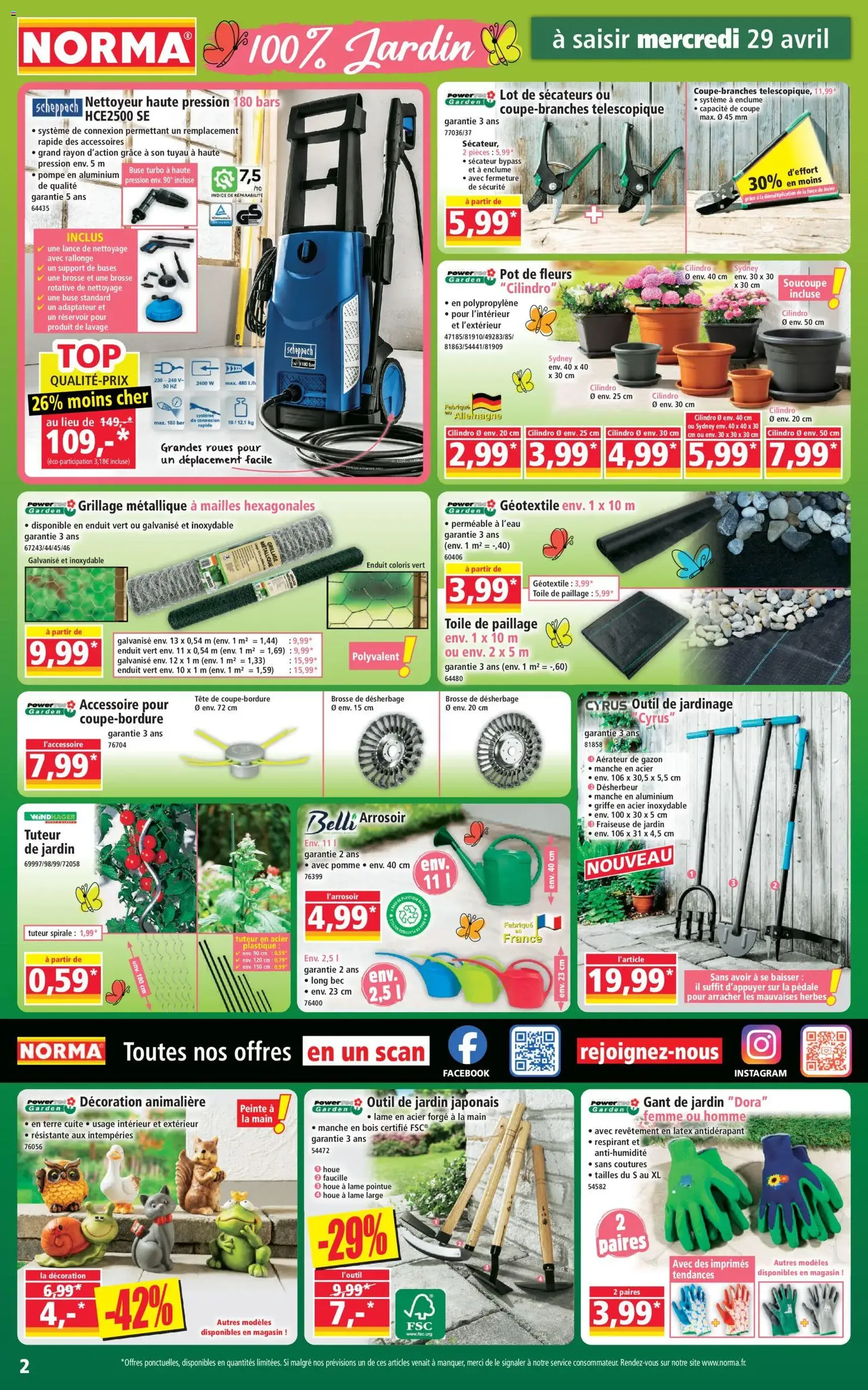 Norma catalogue - brochure valable à partir du 29/04/2026, page 2 sur 14