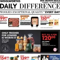 Woolworths Specials - Flyer preview valid from 04/08/2025