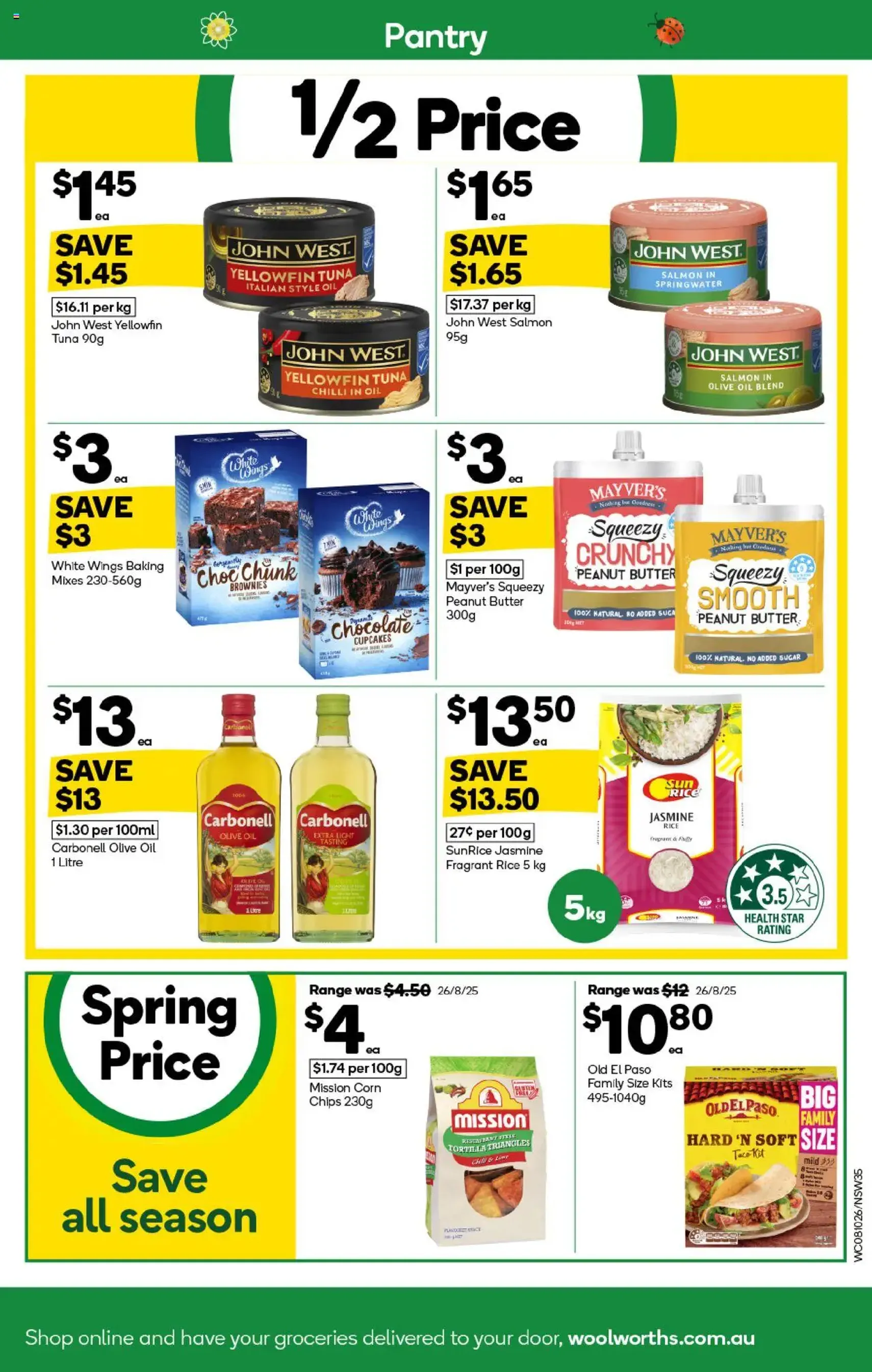 Weekly catalogue Woolworths NSW 08/10 - valid flyer from 08/10/2025, page 35 of 50