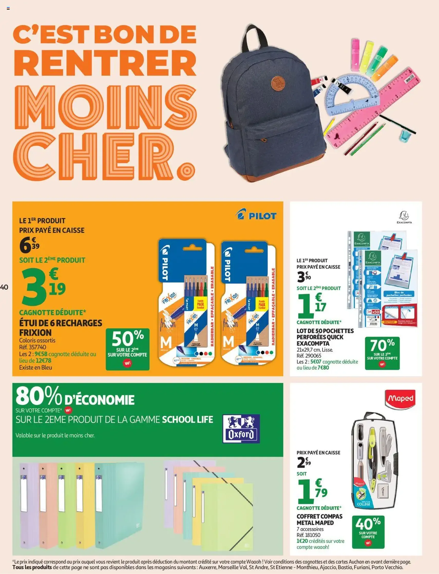 Auchan prospectus - brochure valable à partir du 26/08/2025, page 40 sur 54 Auchan prospectus - brochure valable à partir du 26/08/2025, page 40 sur 54