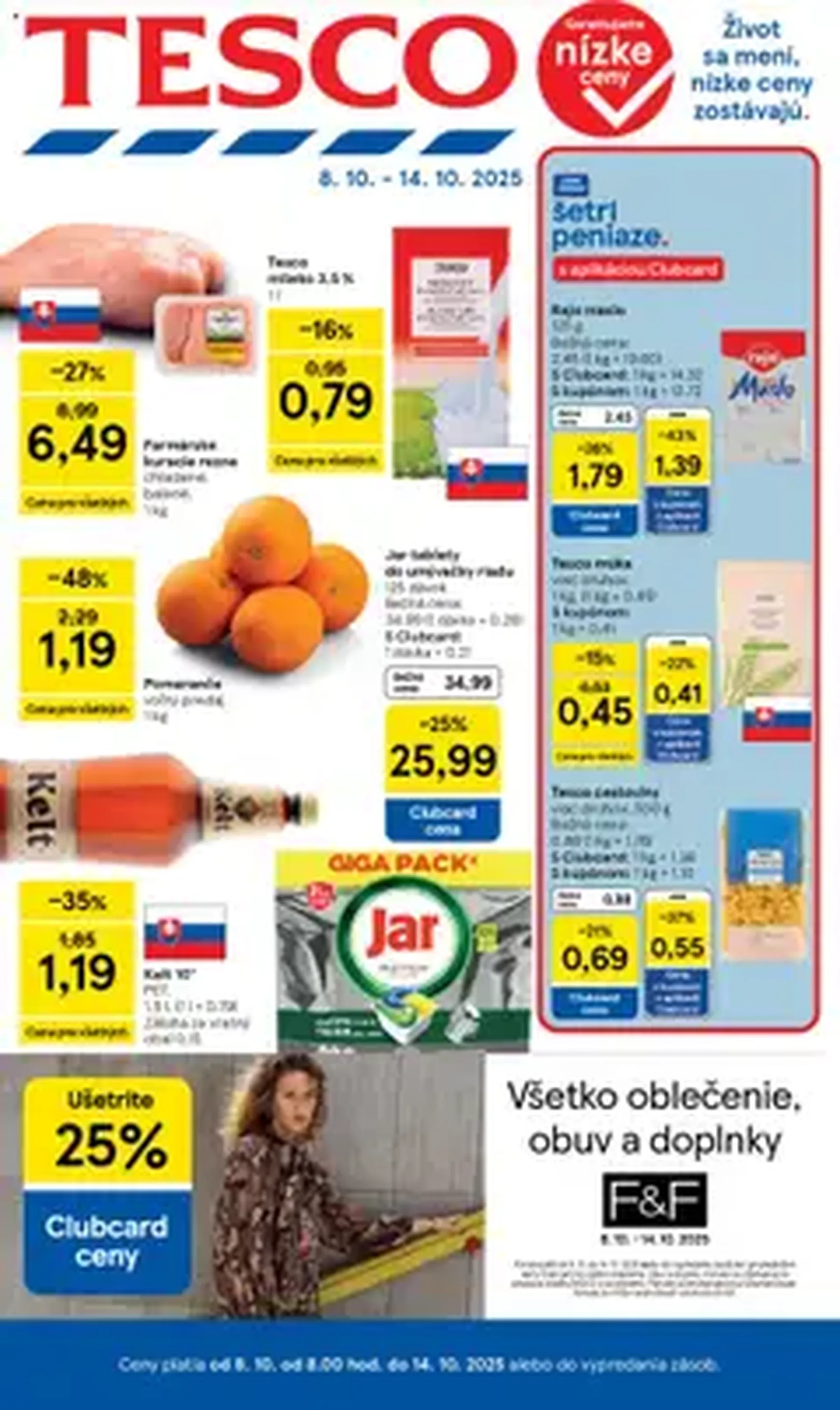 Tesco Hypermarket - leták - platný leták od 08.10.2025 strana 1 z 1