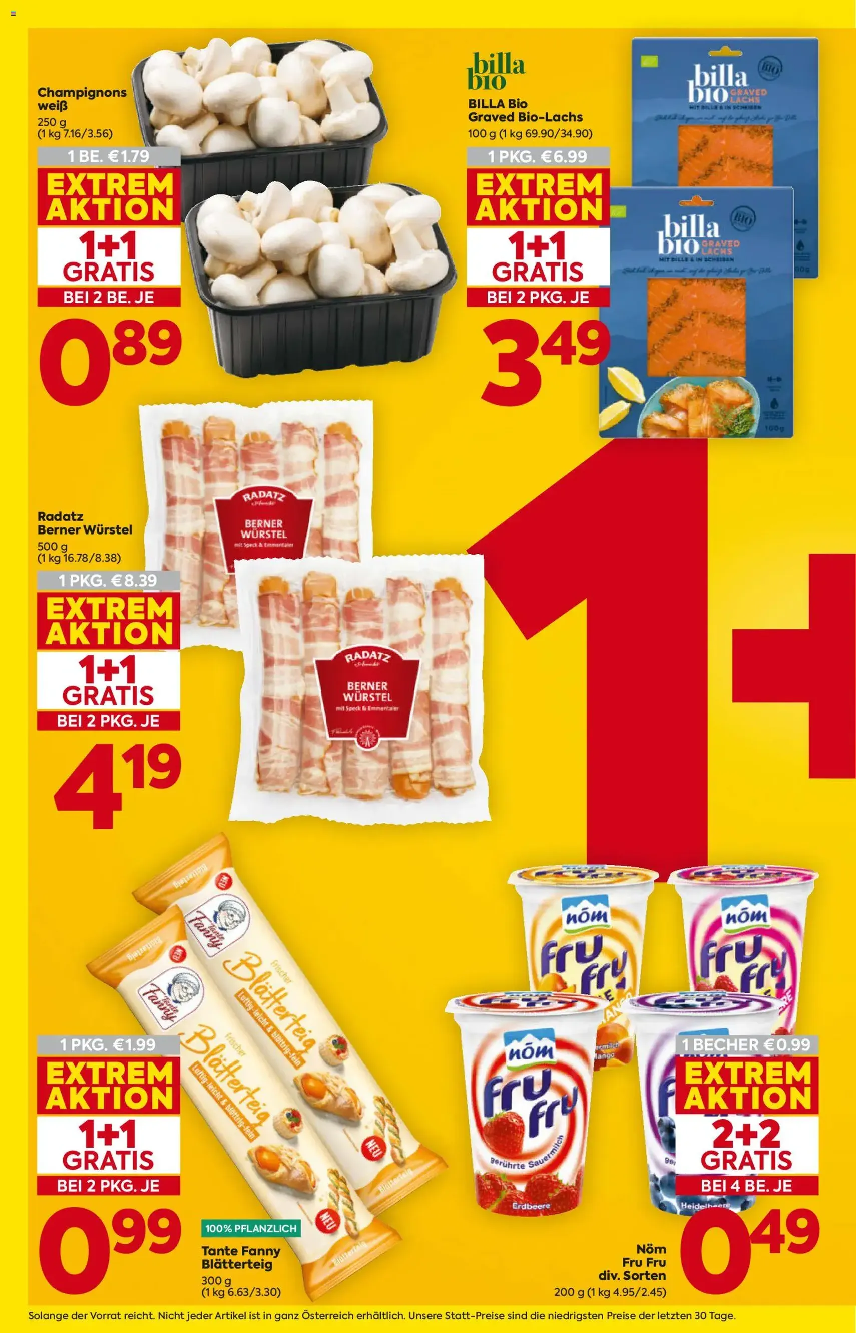 Billa Flugblatt - Gültiger Prospekt ab 29.01.2026, Seite 4 von insgesamt 20