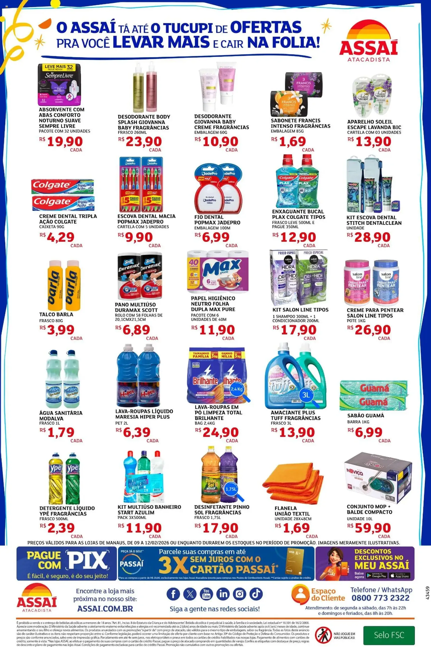 Encarte Assaí Atacadista - folheto válido a partir de 09/02/2026 página 4 de 4