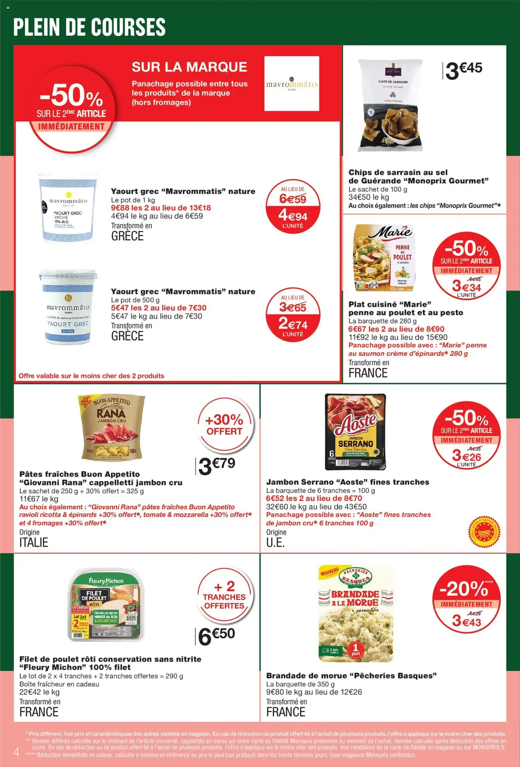 Monoprix catalogue - brochure valable à partir du 25/08/2026, page 4 sur 85
