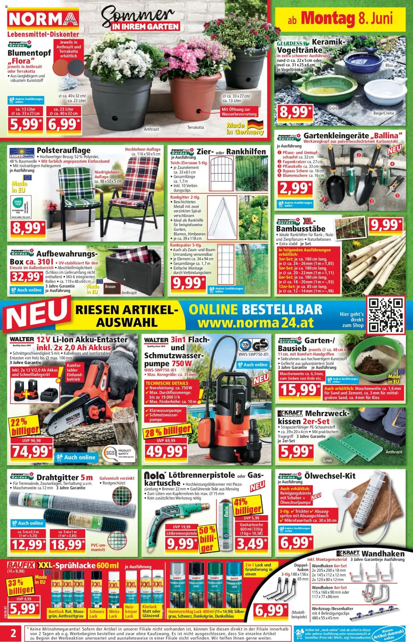 Norma Flugblatt - Gültiger Prospekt ab 08.06.2026, Seite 2 von insgesamt 20