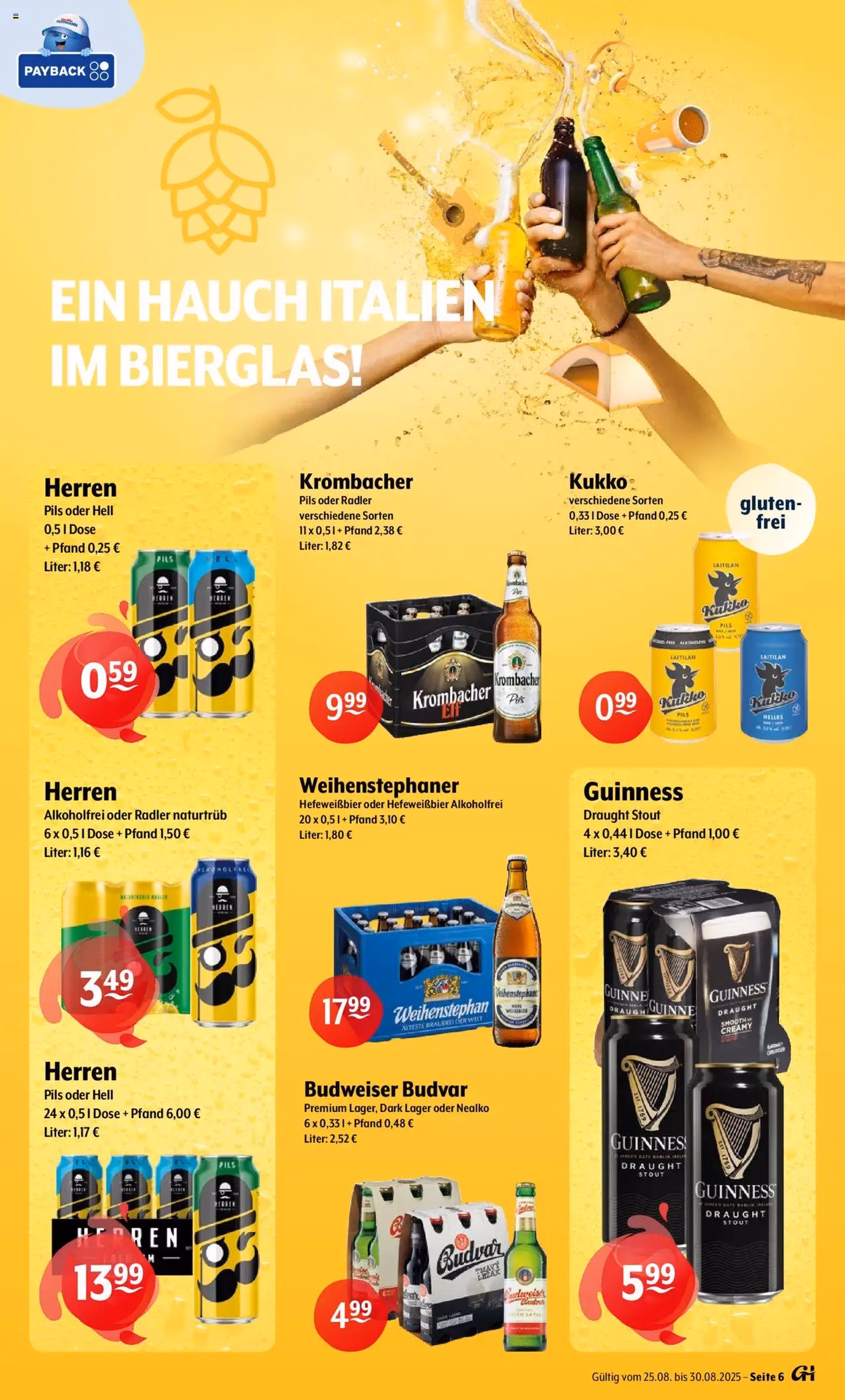 Trink und Spare Prospekt - Gültiger Prospekt ab 25.08.2025, Seite 6 von insgesamt 9