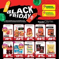 Comercial Esperança Black Friday - pré-visualização do folheto, válido a partir de 28/11/2025