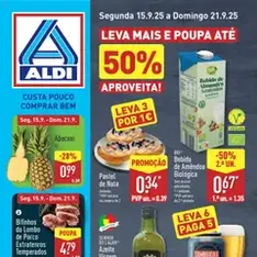 Aldi folheto - pré-visualização do folheto, válido a partir de 15/09/2025