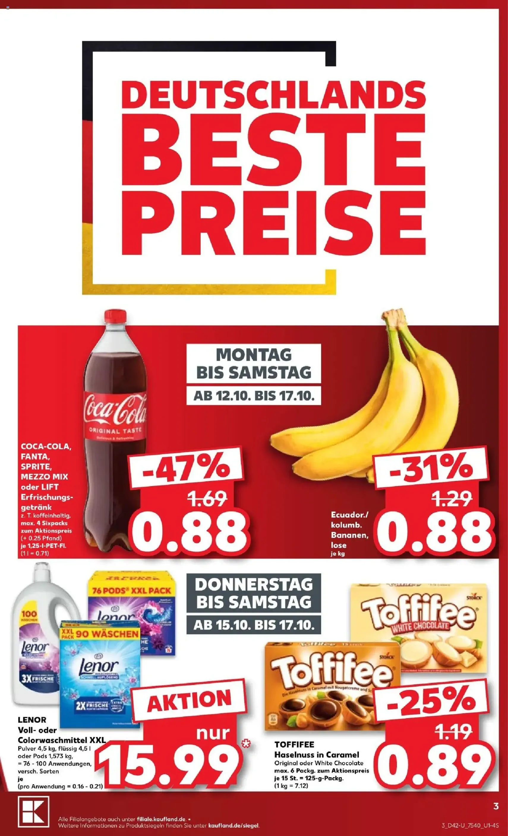 Kaufland Prospekt - Gültiger Prospekt ab 12.10.2026, Seite 3 von insgesamt 74