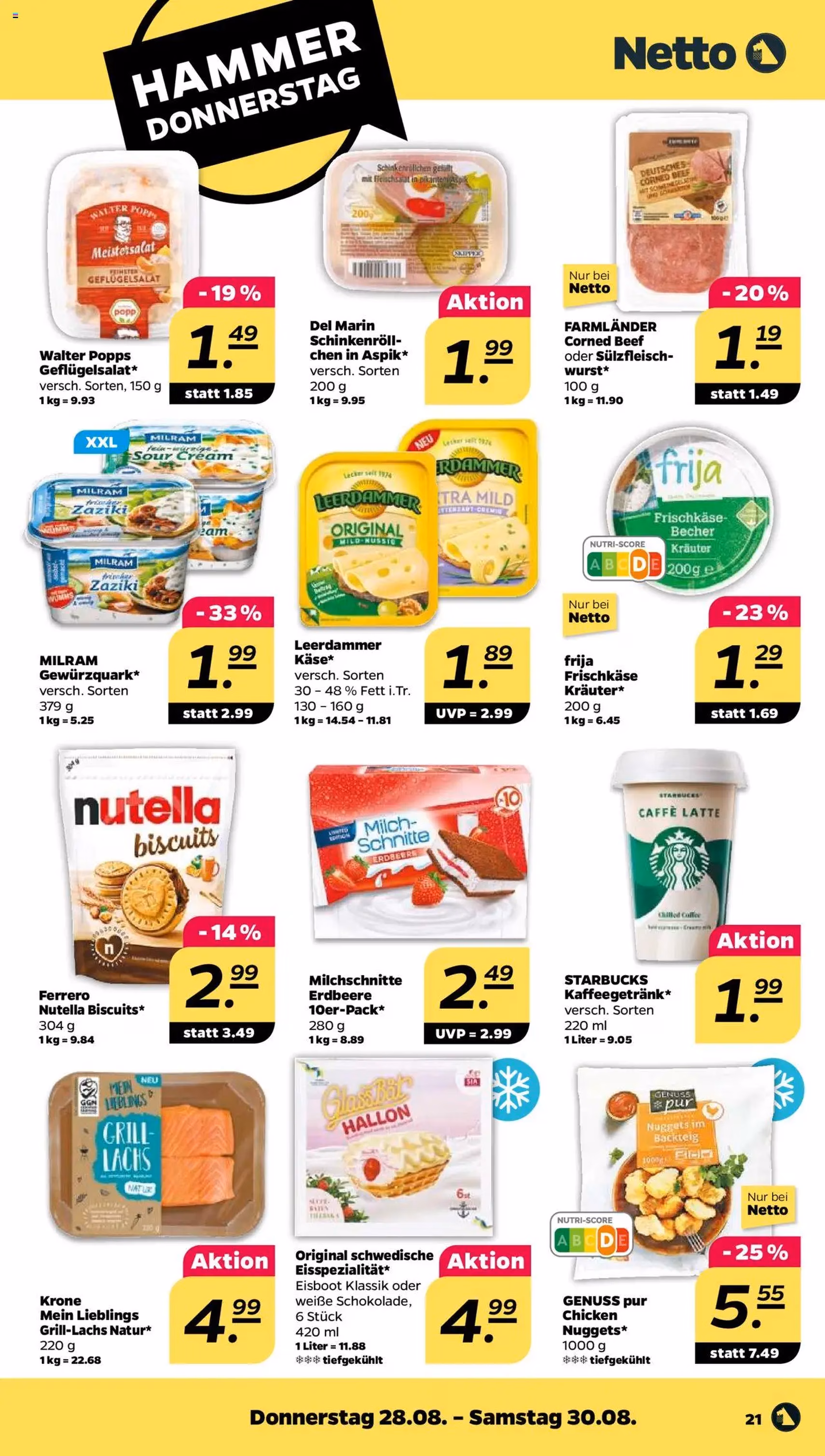 Netto Prospekt - Gültiger Prospekt ab 25.08.2025, Seite 21 von insgesamt 30 Netto Prospekt - Gültiger Prospekt ab 25.08.2025, Seite 21 von insgesamt 30