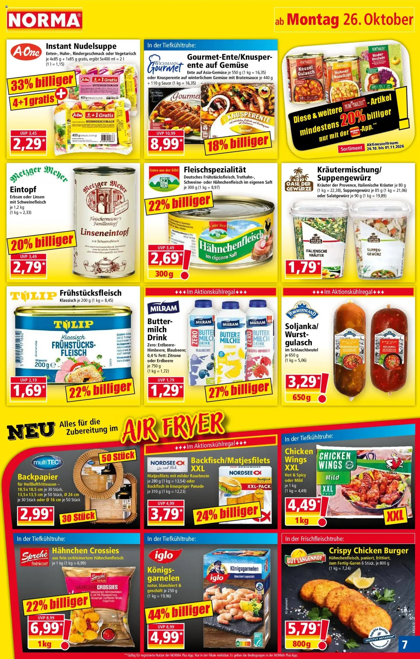 Norma Prospekt - Gültiger Prospekt ab 26.10.2026, Seite 7 von insgesamt 27