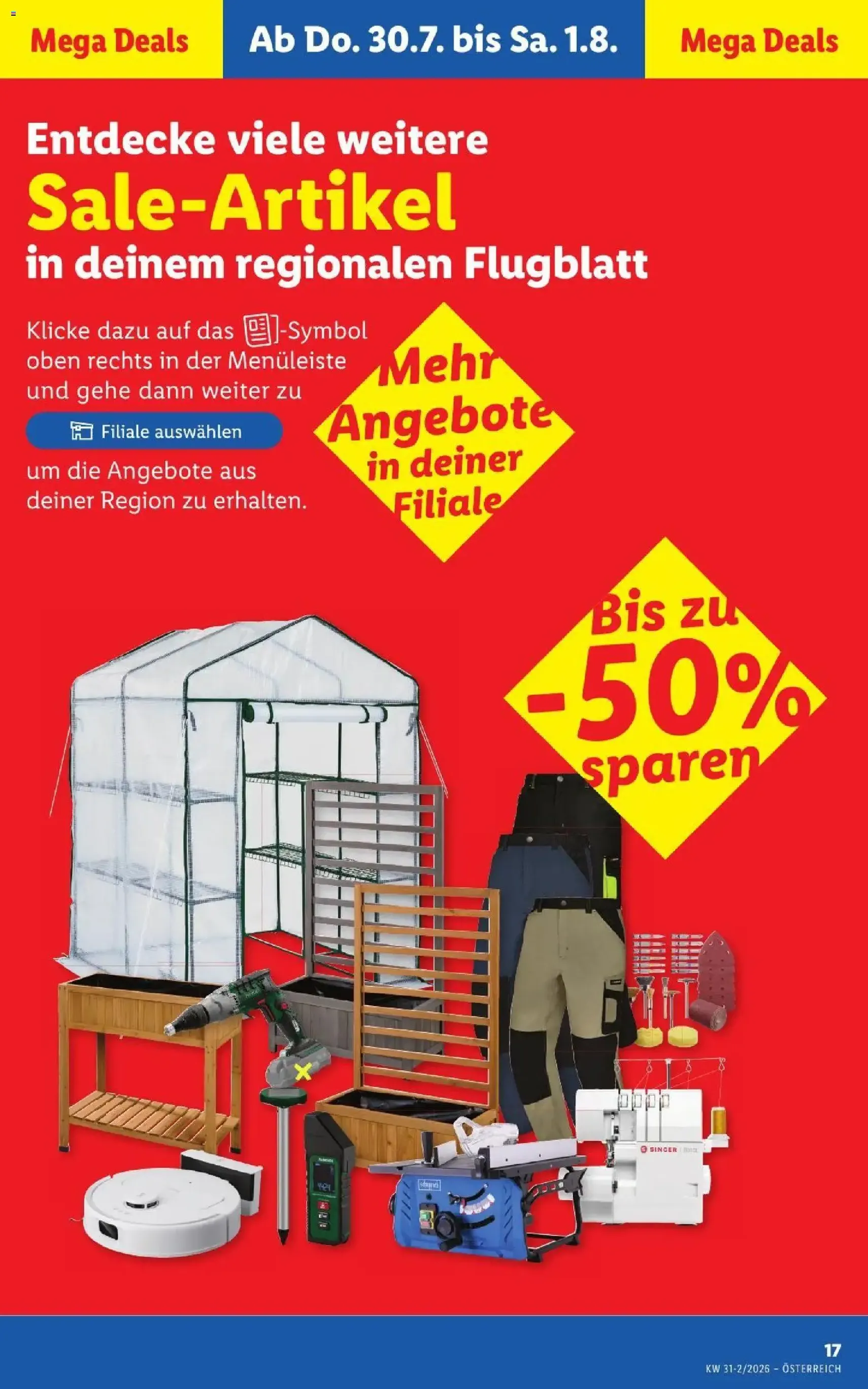 Lidl - Flugblatt - Gültiger Prospekt ab 30.07.2026, Seite 21 von insgesamt 52