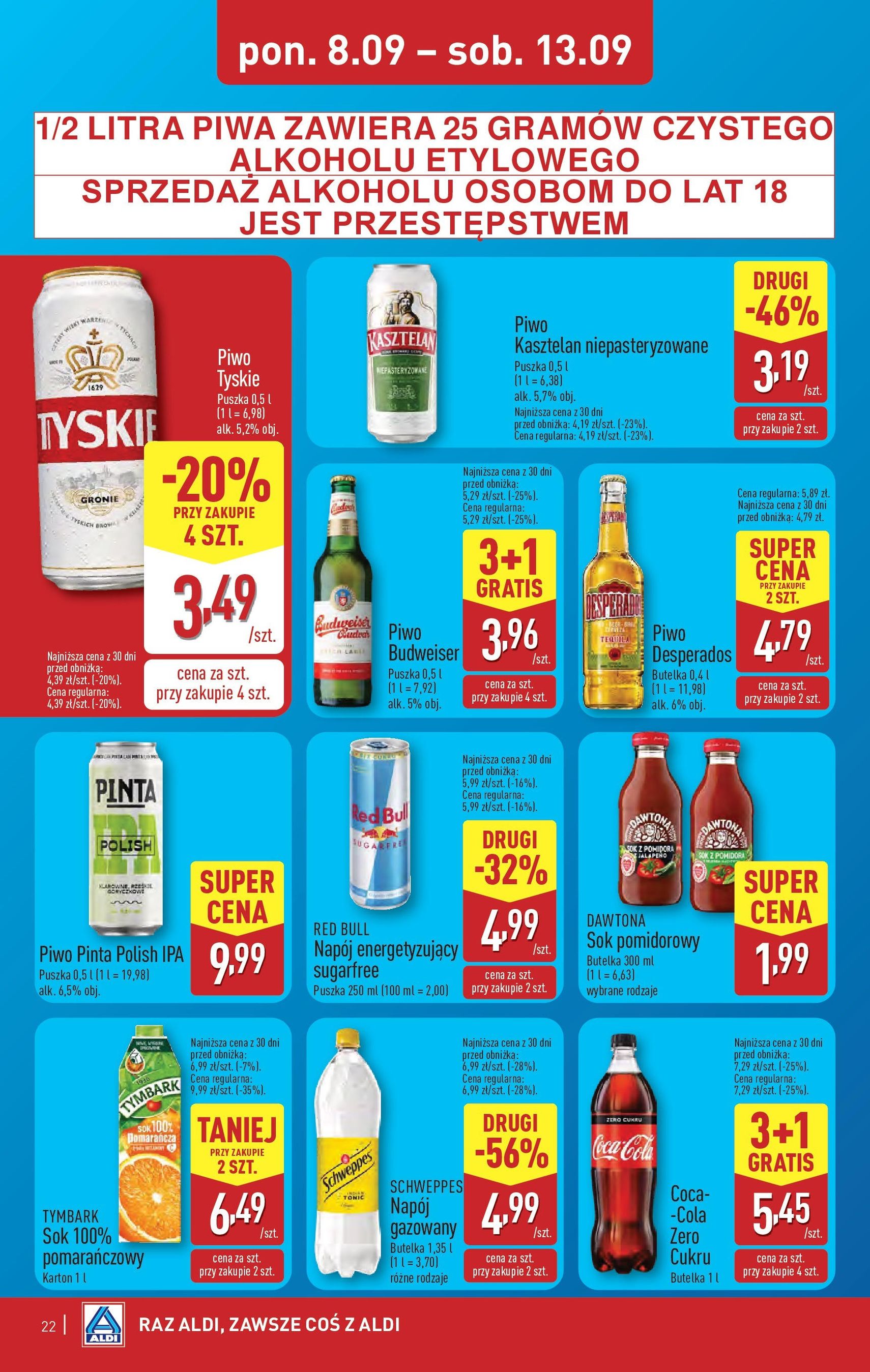 Aldi Gazetka - ważny gazetka od 08.09.2025 strona 22 z 44 Aldi Gazetka - ważny gazetka od 08.09.2025 strona 22 z 44