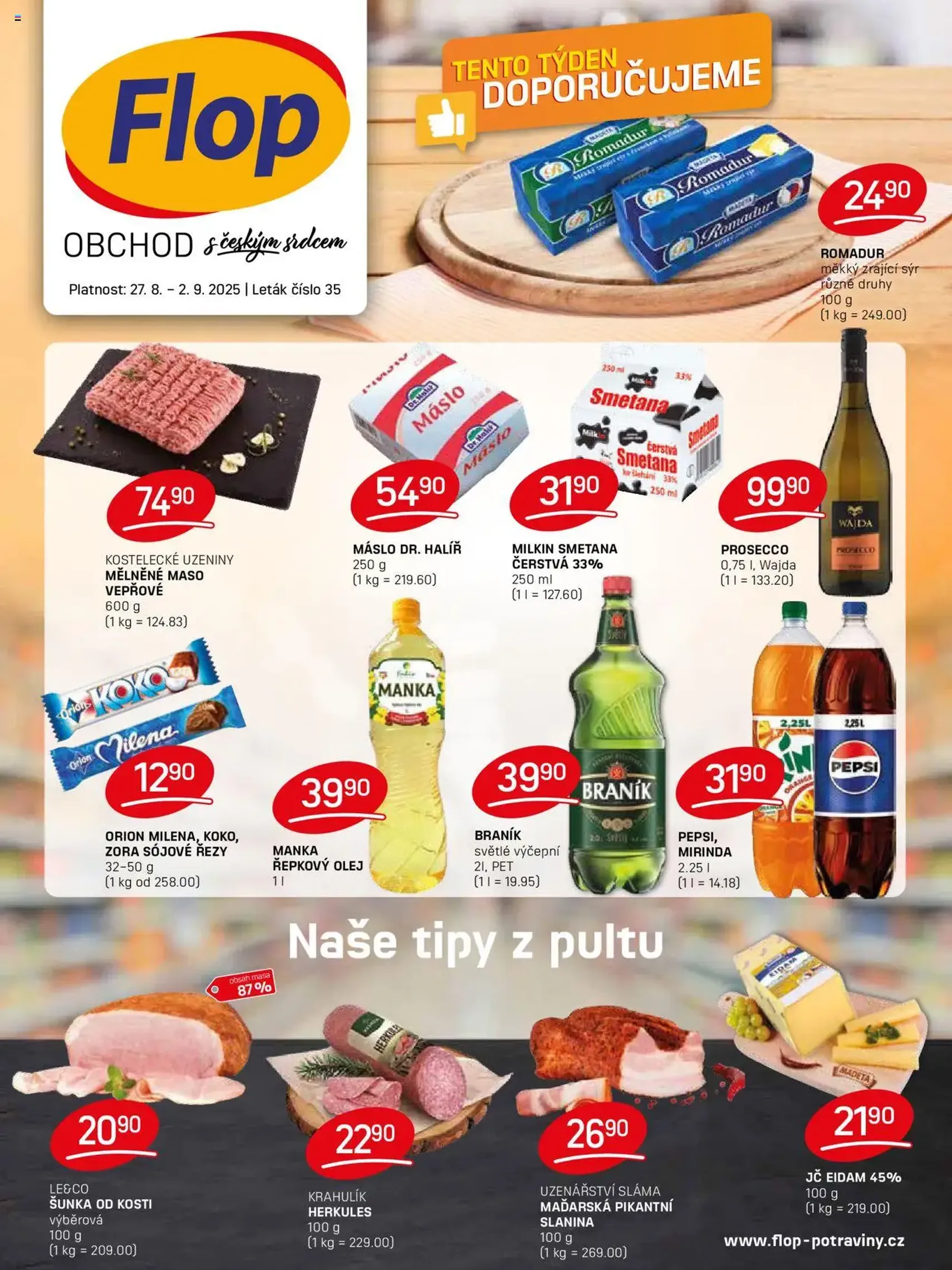 Flop leták - platný leták od 27.08.2025 strana 1 z 12