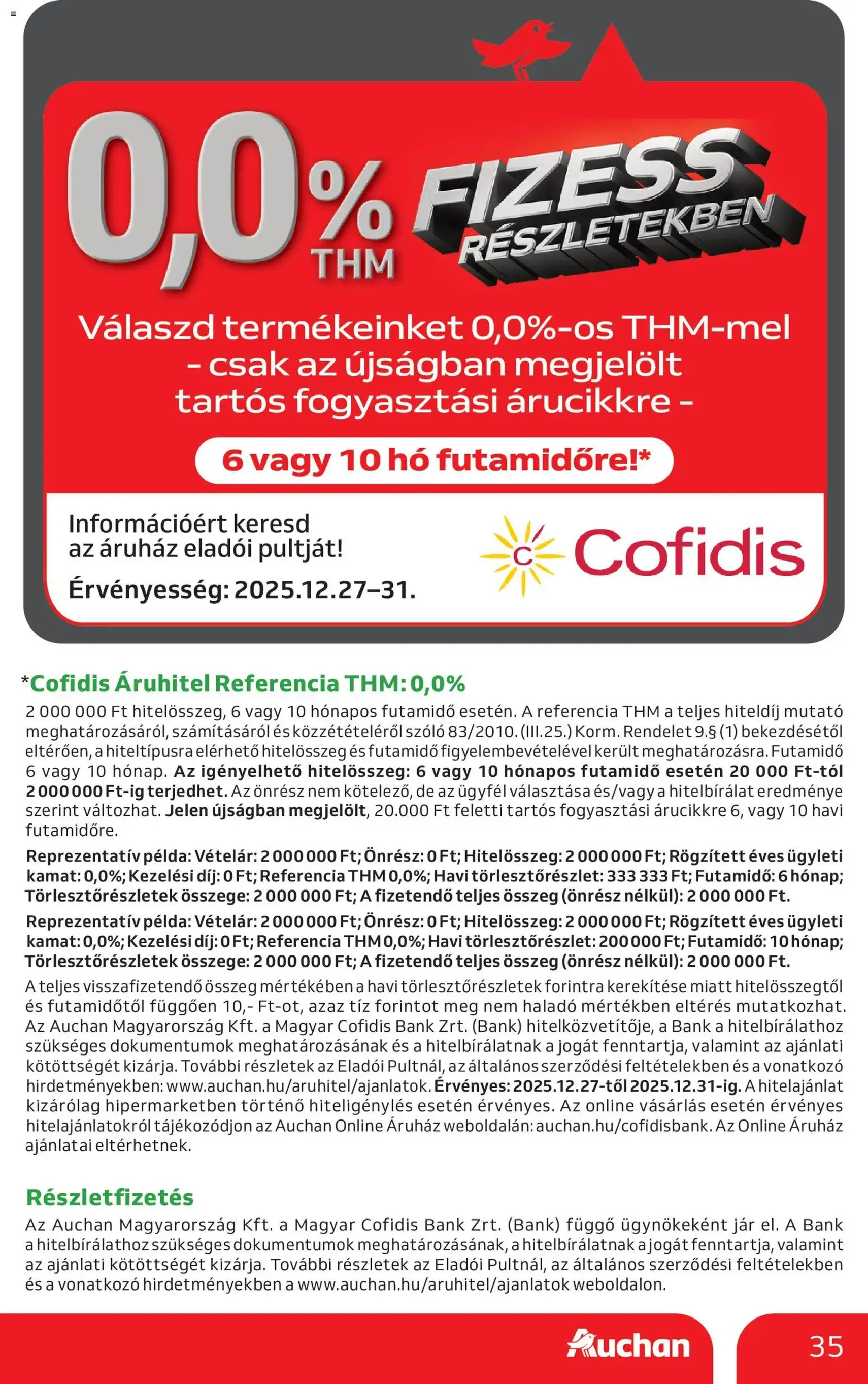 Auchan Akciós újság - 2025.12.27. érvényes szórólap 35 oldal 36 oldalból