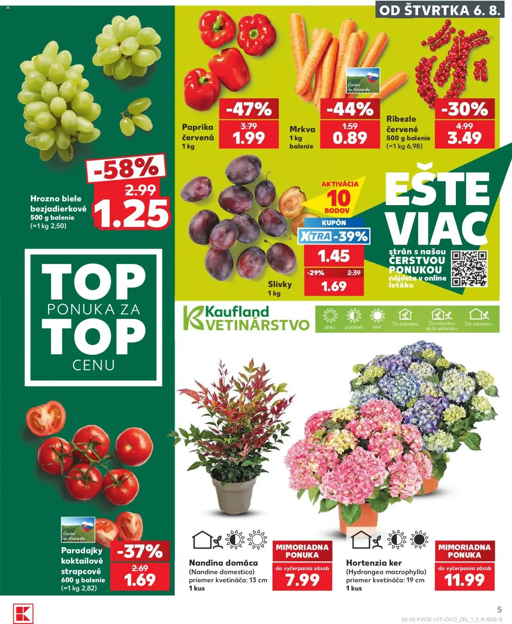 Kaufland SK akciós újság - 2026.08.06. érvényes szórólap 5 oldal 78 oldalból