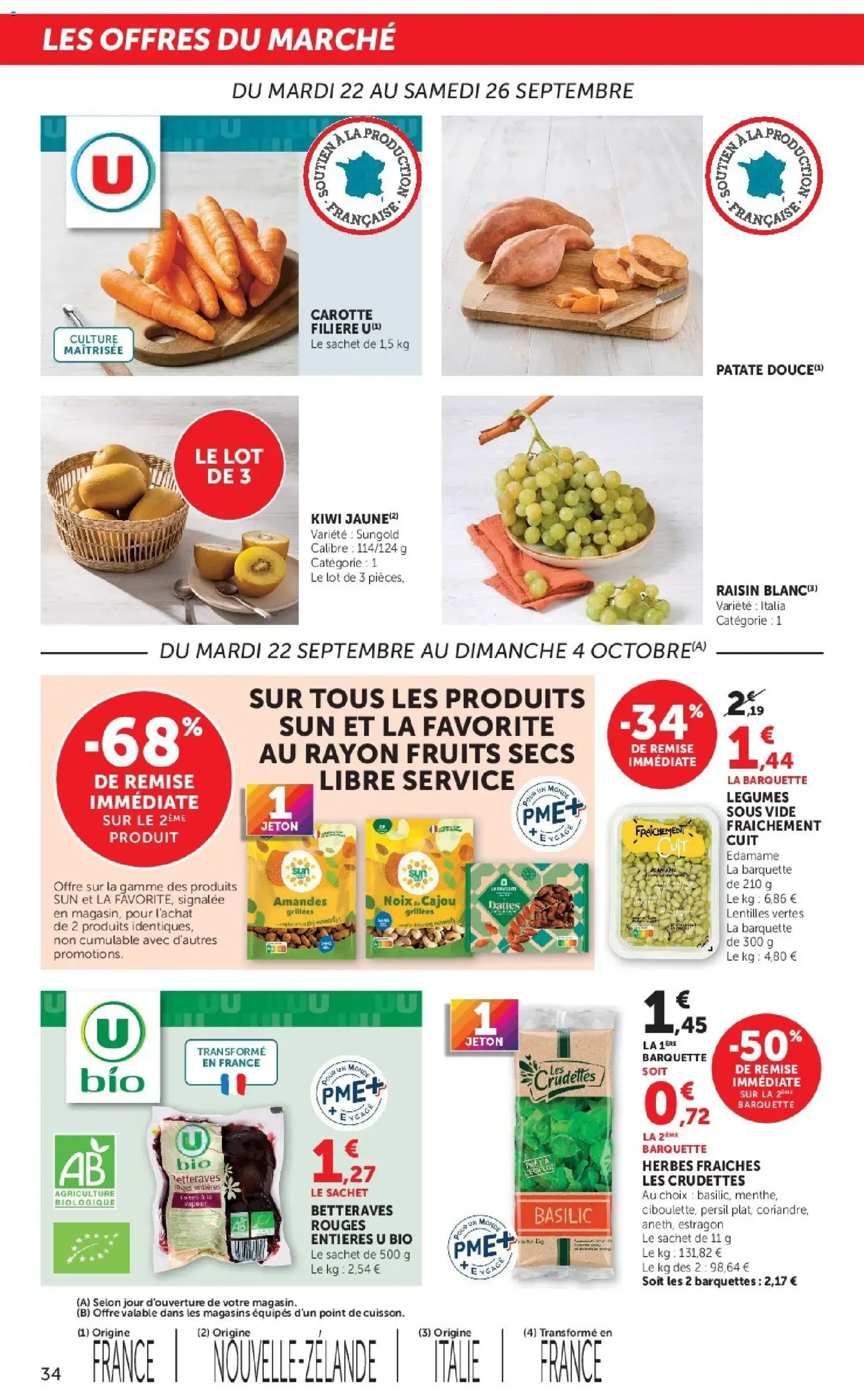 Super U catalogue - brochure valable à partir du 22/09/2026, page 34 sur 40