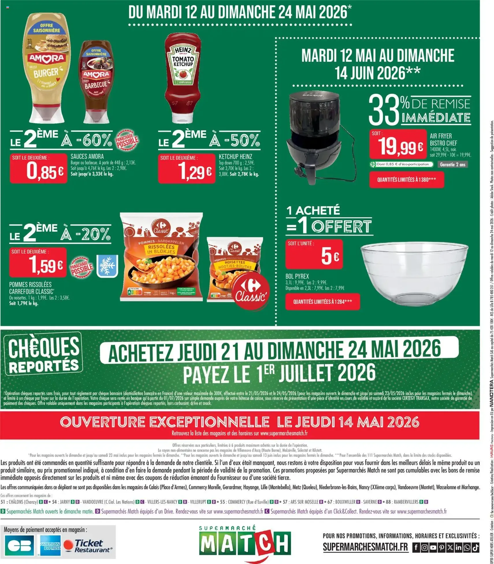 Match Supermarché Fête Boulanger - brochure valable à partir du 12/05/2026, page 22 sur 22