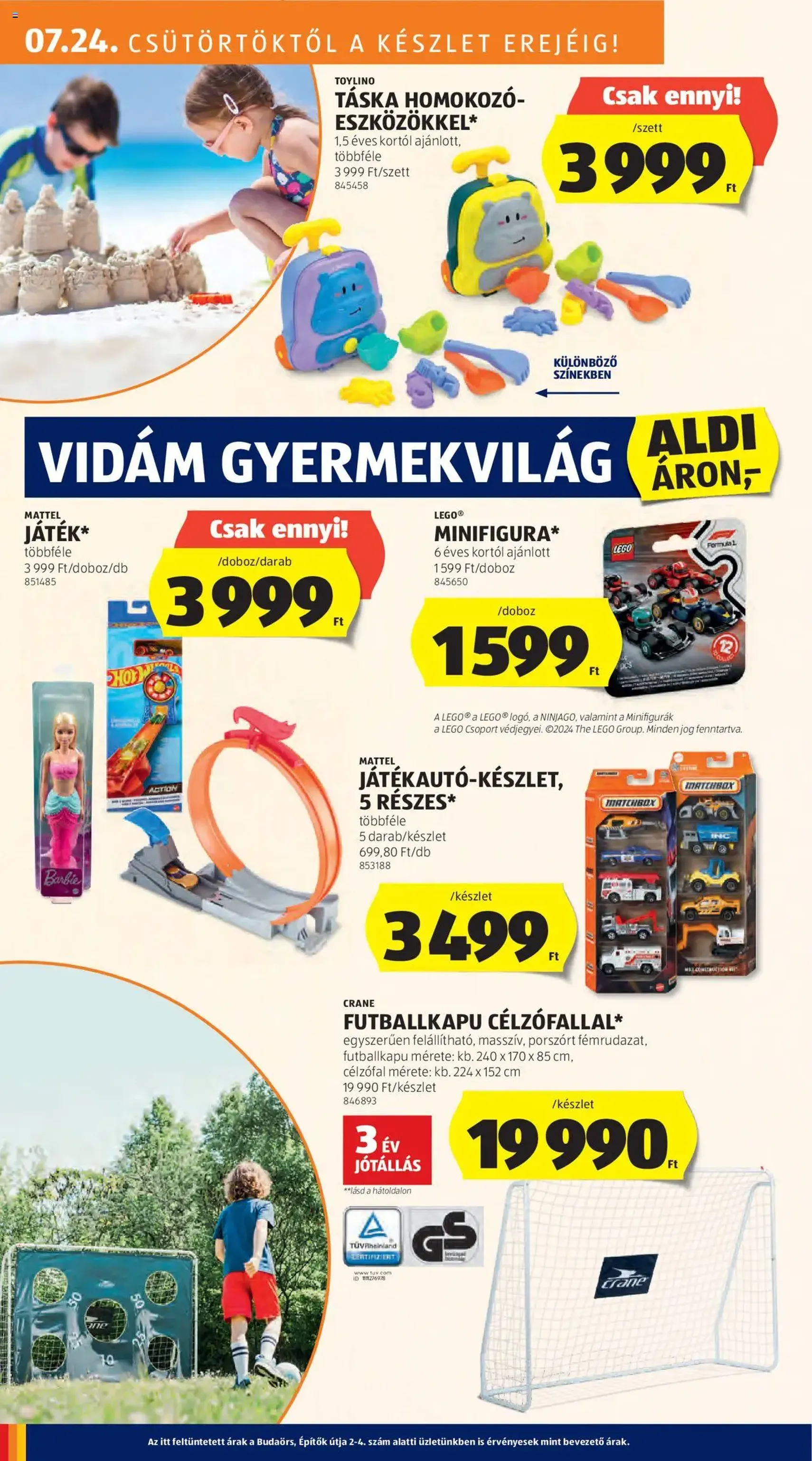 Aldi Akciós újság - 2025.07.24. érvényes szórólap 24 oldal 50 oldalból Aldi Akciós újság - 2025.07.24. érvényes szórólap 24 oldal 50 oldalból