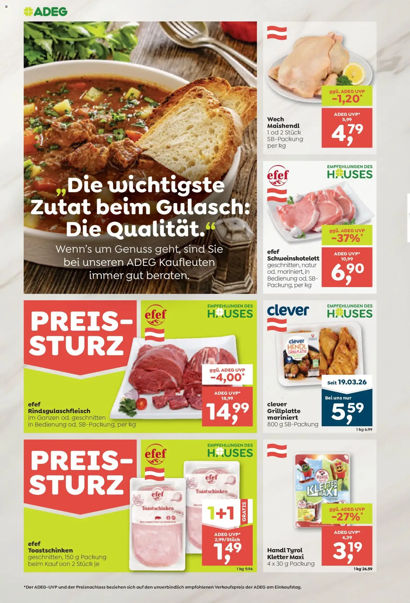 ADEG Flugblatt - Gültiger Prospekt ab 23.04.2026, Seite 4 von insgesamt 12