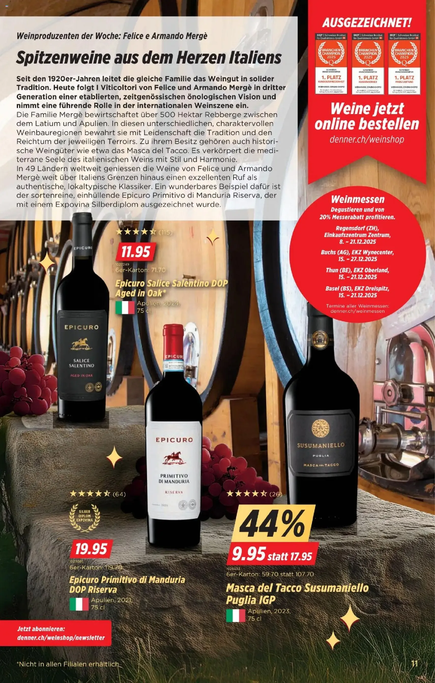Denner Aktionen - Gültiger Prospekt ab 16.12.2025, Seite 11 von insgesamt 24