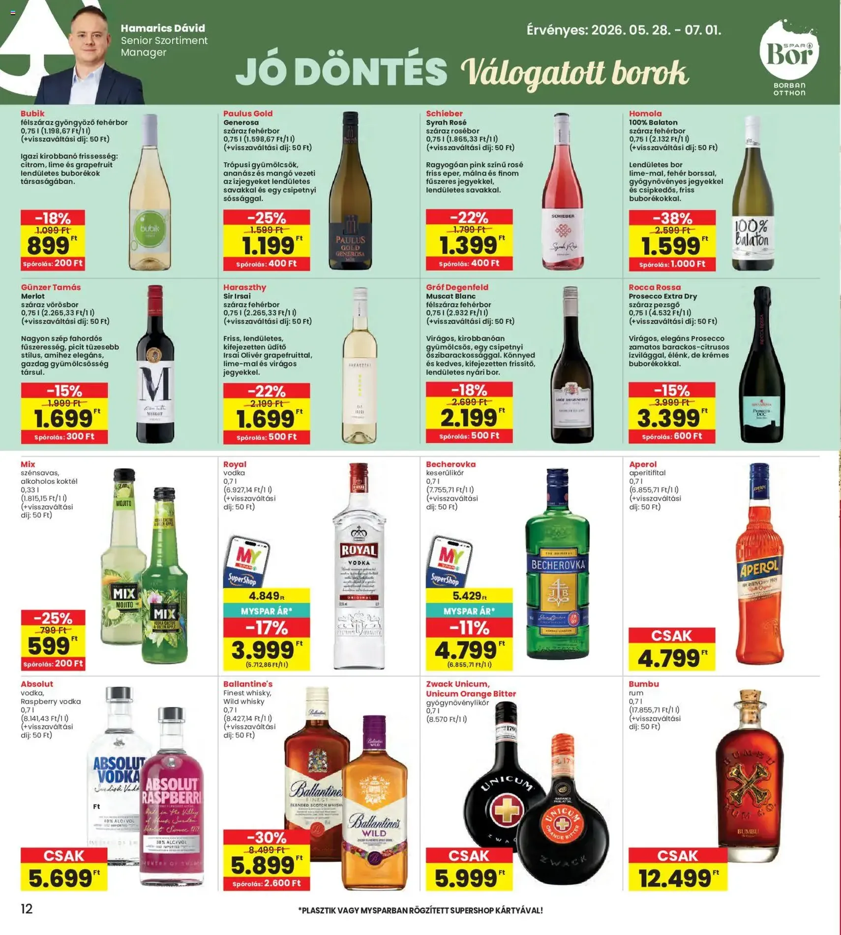Interspar akciós újság - 2026.05.28. érvényes szórólap 12 oldal 21 oldalból