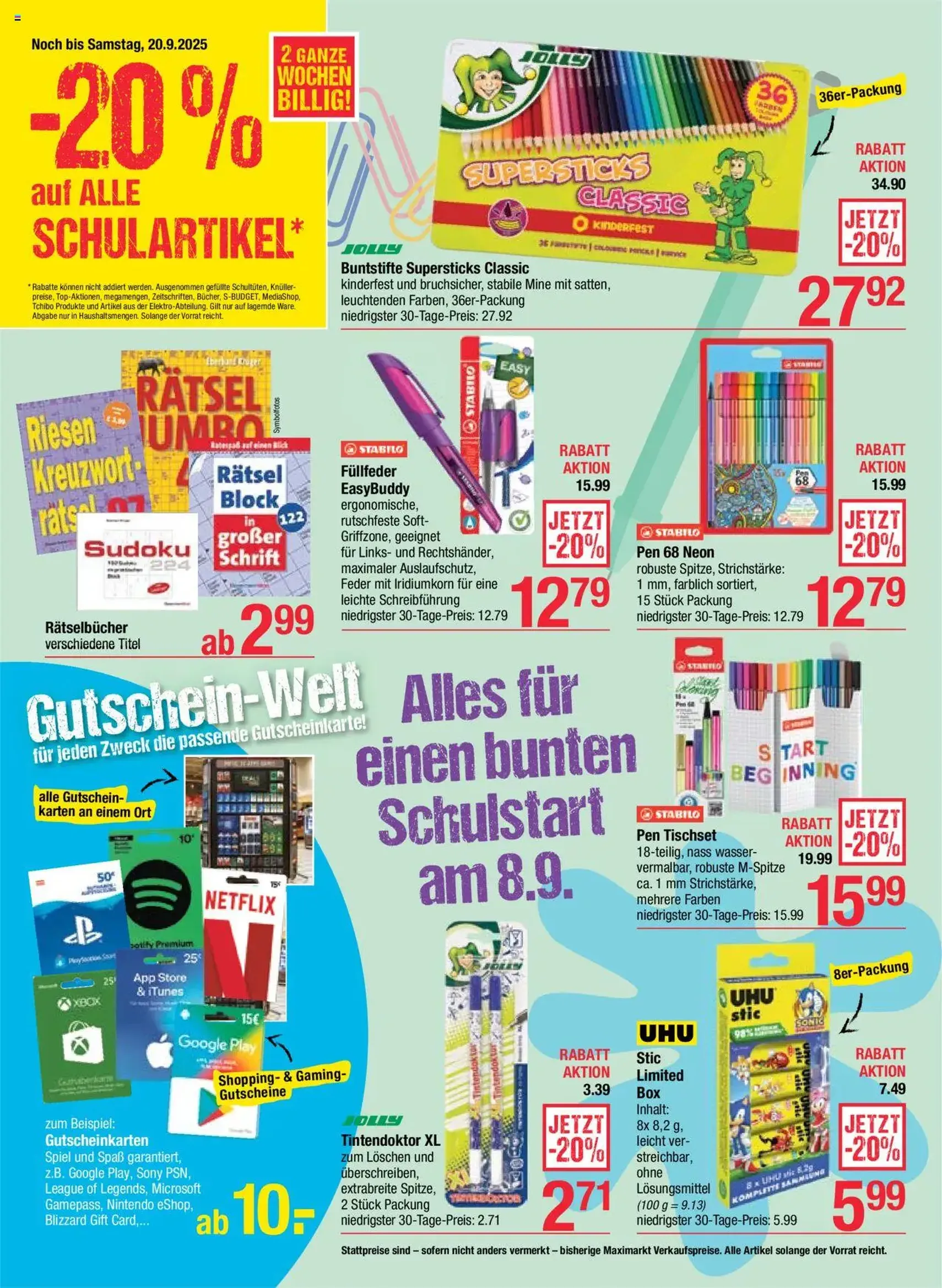 Maximarkt Flugblatt - Gültiger Prospekt ab 08.09.2025, Seite 18 von insgesamt 20 Maximarkt Flugblatt - Gültiger Prospekt ab 08.09.2025, Seite 18 von insgesamt 20