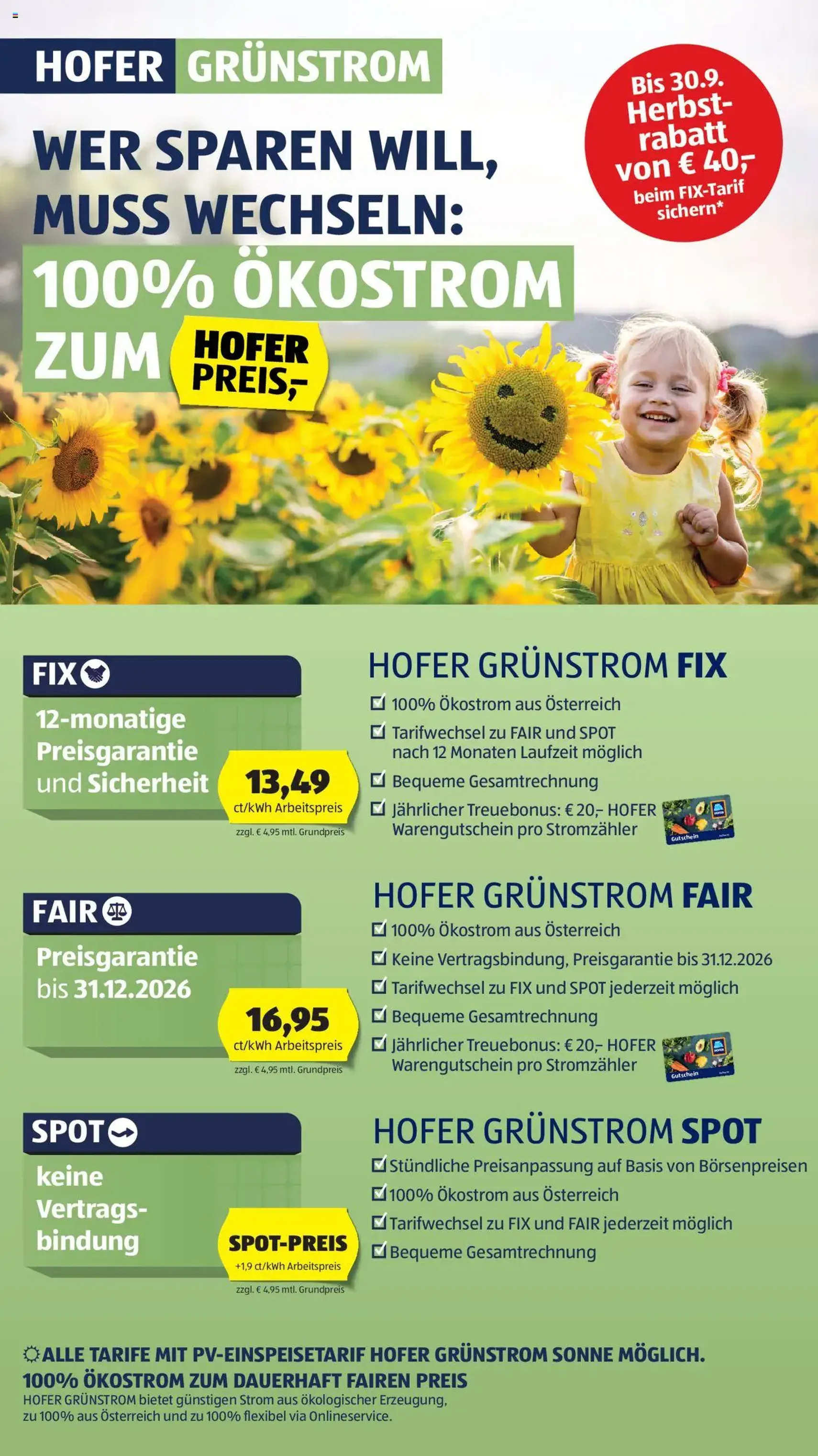 Hofer Flugblatt - Gültiger Prospekt ab 12.09.2025, Seite 27 von insgesamt 49
