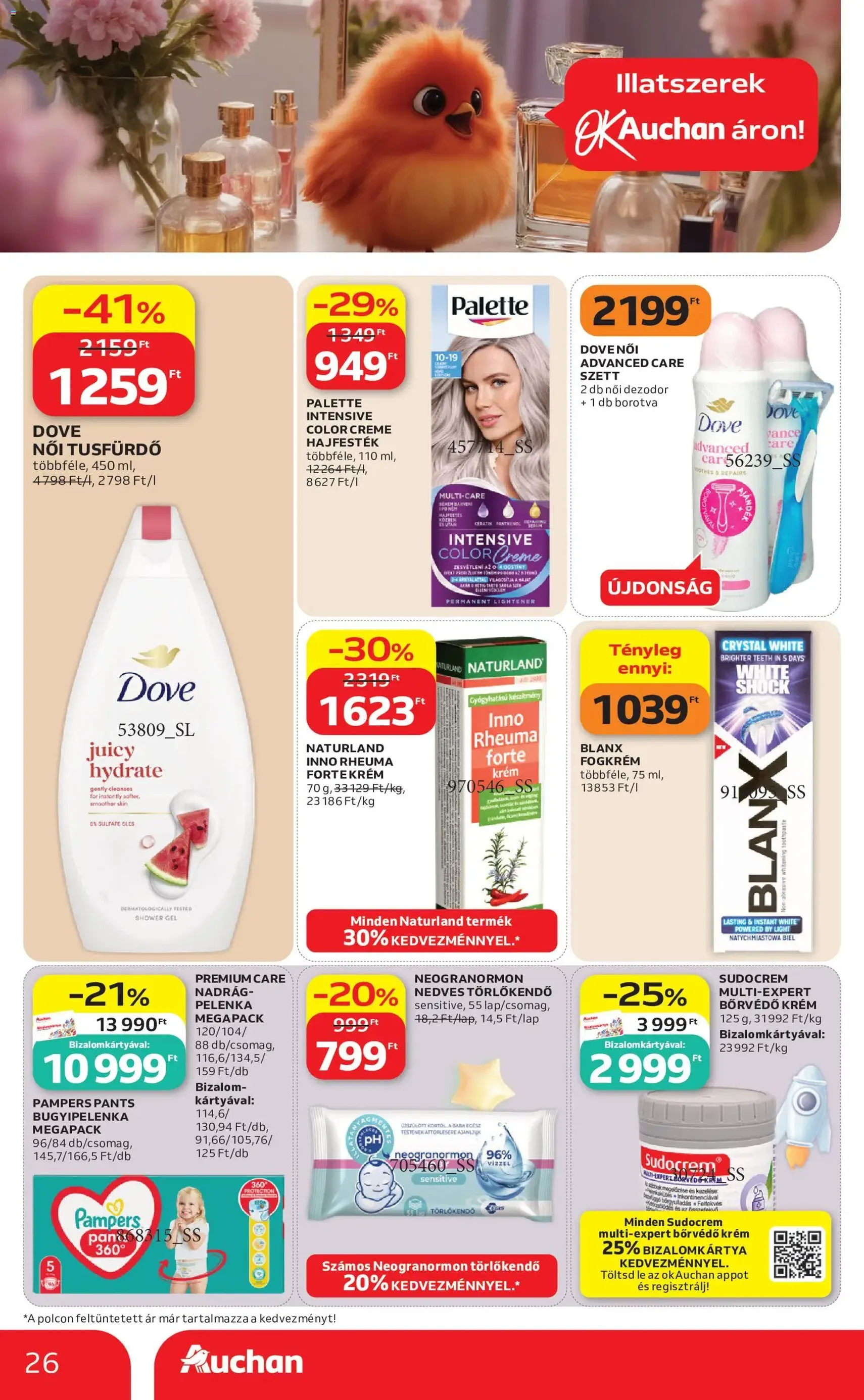 Auchan akciós újság - 2026.07.09. érvényes szórólap 26 oldal 50 oldalból