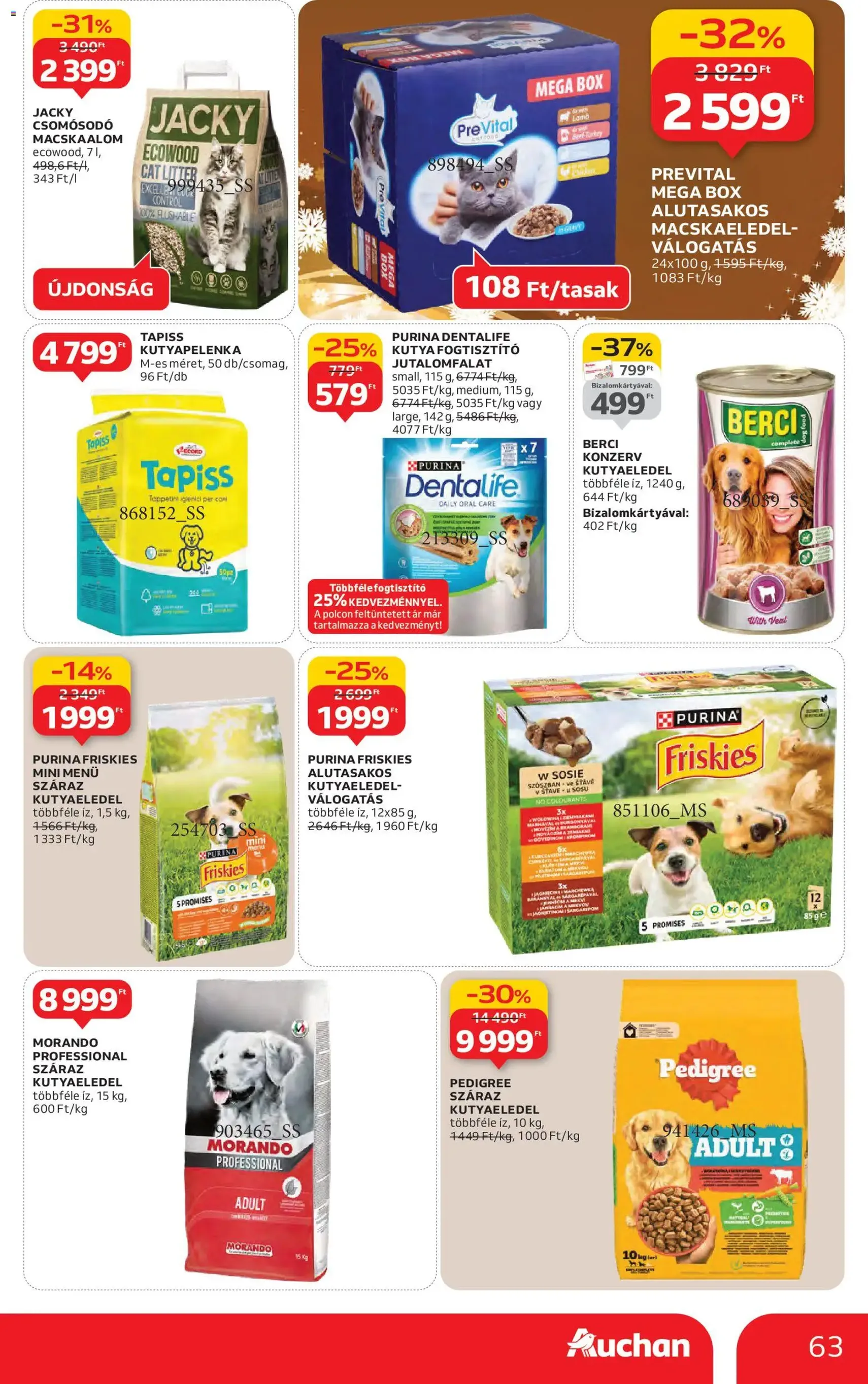 Auchan Akciós újság - 2025.11.27. érvényes szórólap 63 oldal 82 oldalból