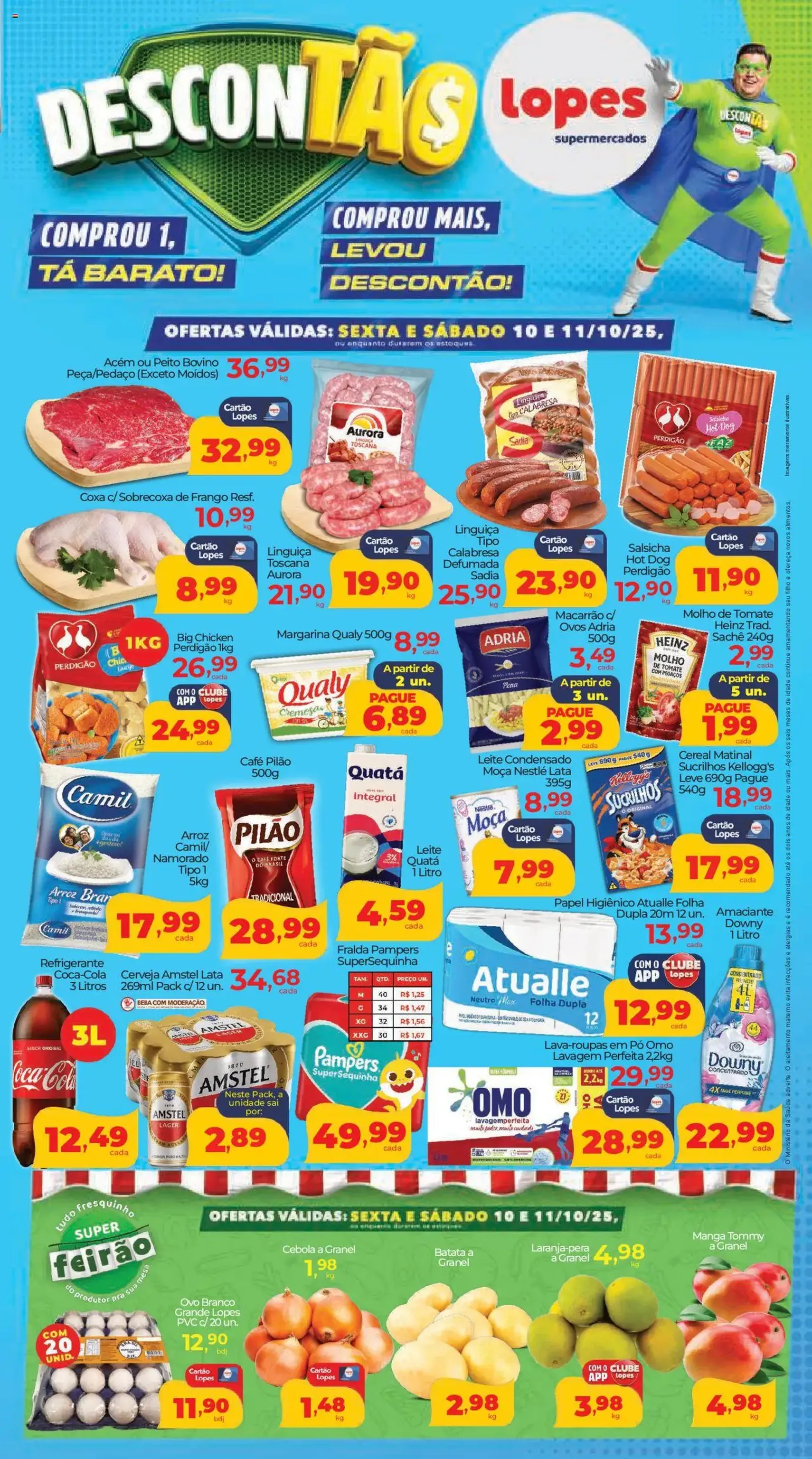 Lopes Supermercados - Ofertas da semana - folheto válido a partir de 10/10/2025 página 1 de 4